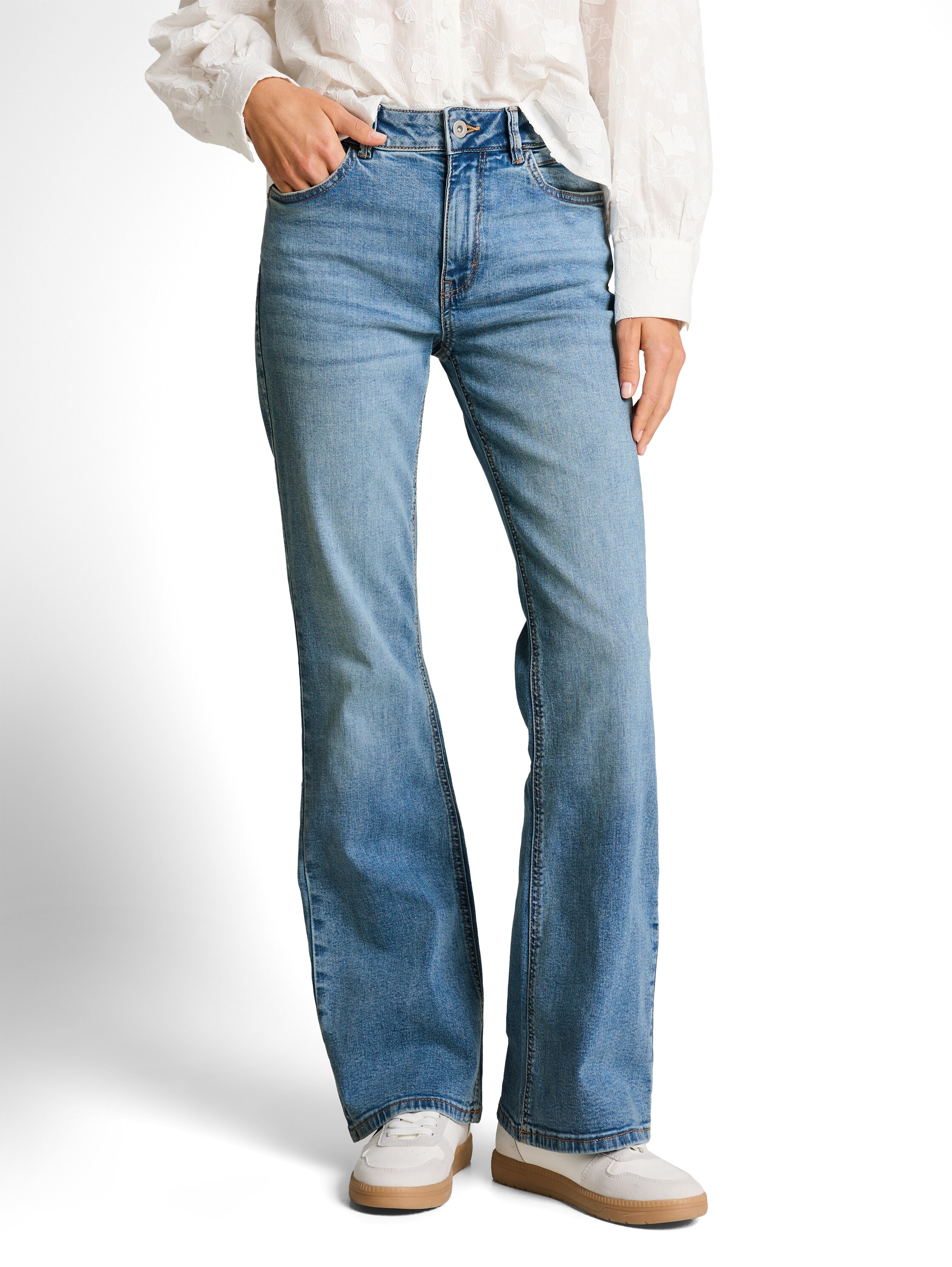 TOM TAILOR Schlagjeans »STELLA Bootcut« mit Schlag und Stretch