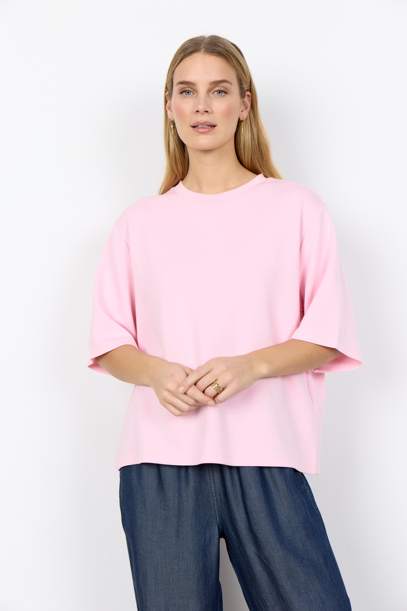soyaconcept Rundhalsshirt »SC-BANU 231« aus Viskosemischung mit Modal, Polyester und Elasthan, pflegeleicht