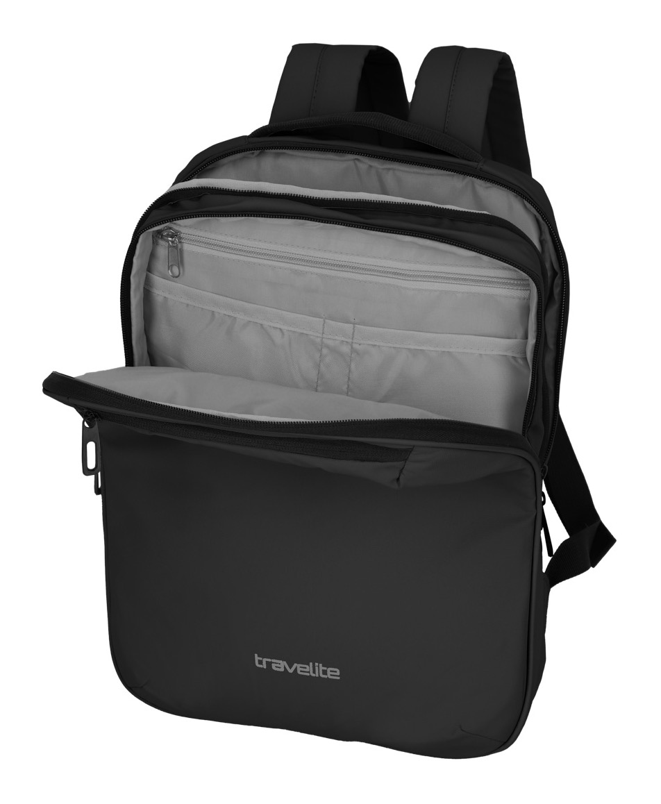 travelite Daypack »BASICS Plane RV«, Freizeitrucksack Laptopfach Sicherheitsfach
