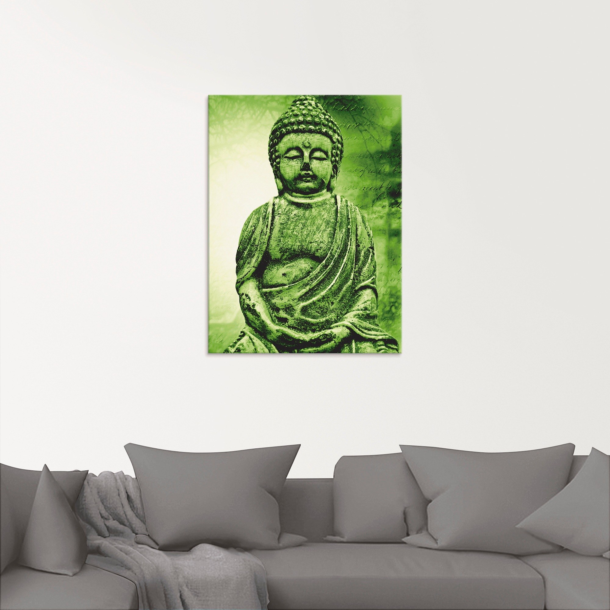 Artland Glasbild »Buddha«, Religion, (1 St.), in verschiedenen Größen