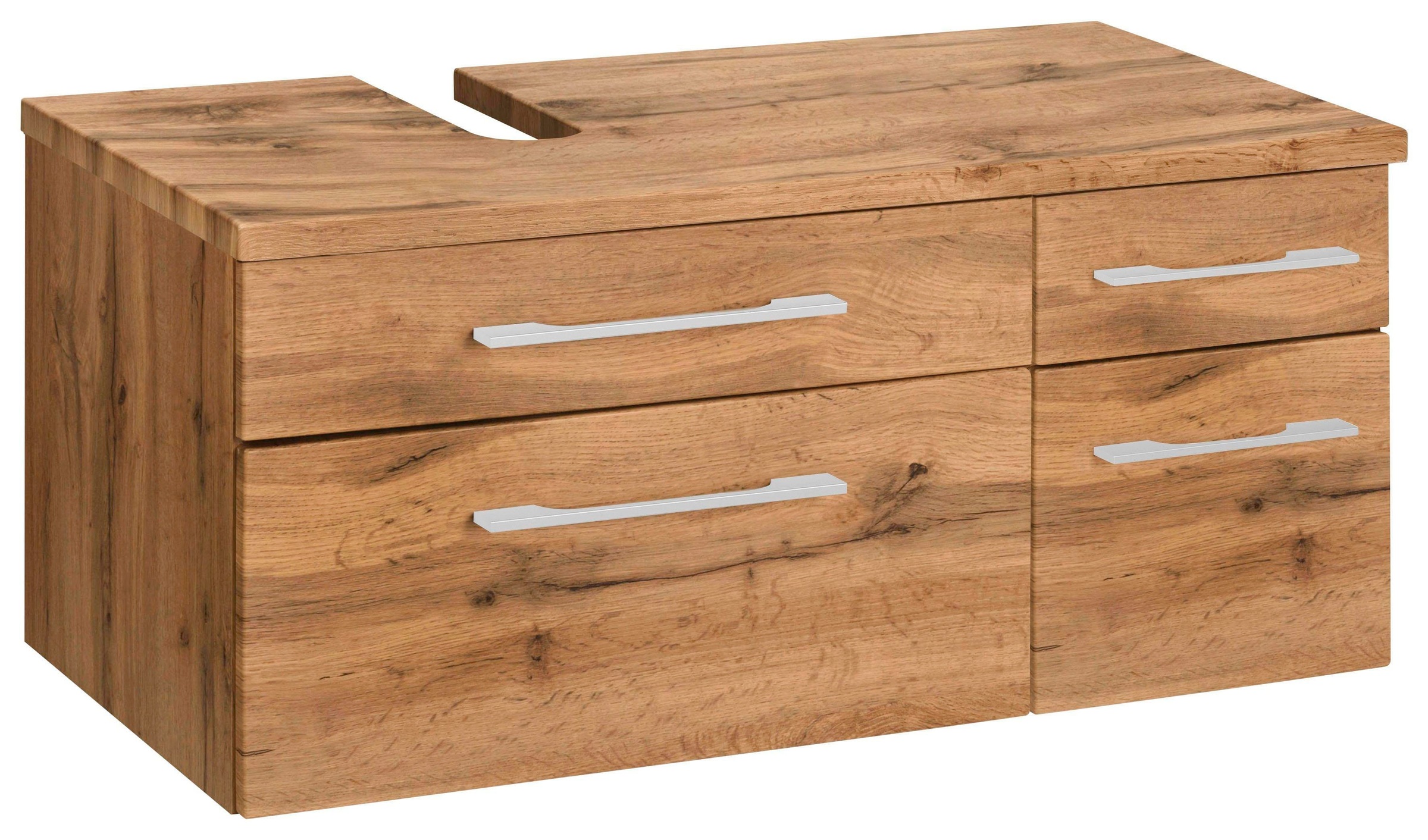 welltime Waschbeckenunterschrank "Davos" Breite 90 cm