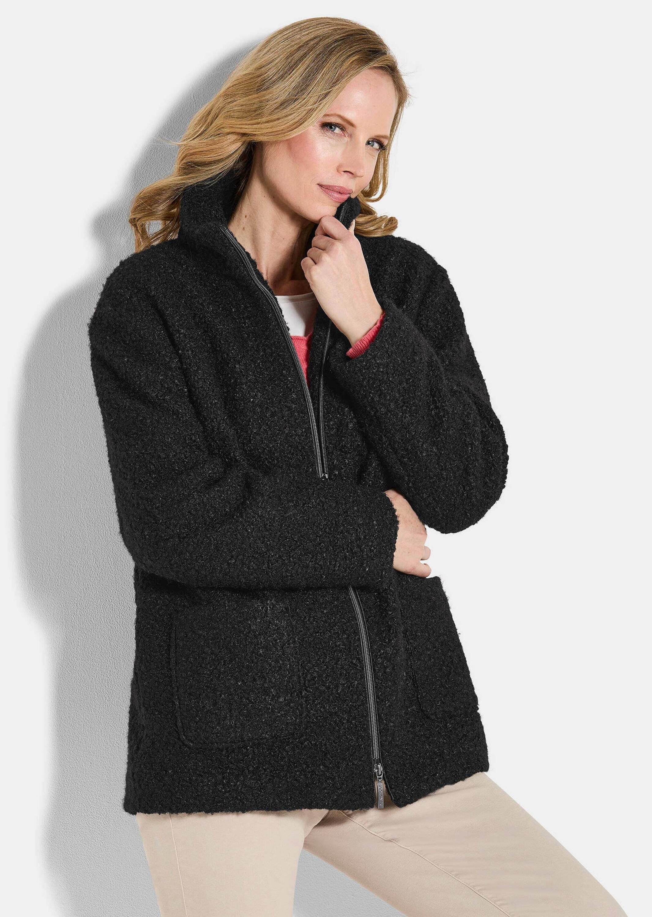 GOLDNER Blouson »Teddy Jacke mit Stehkragen«