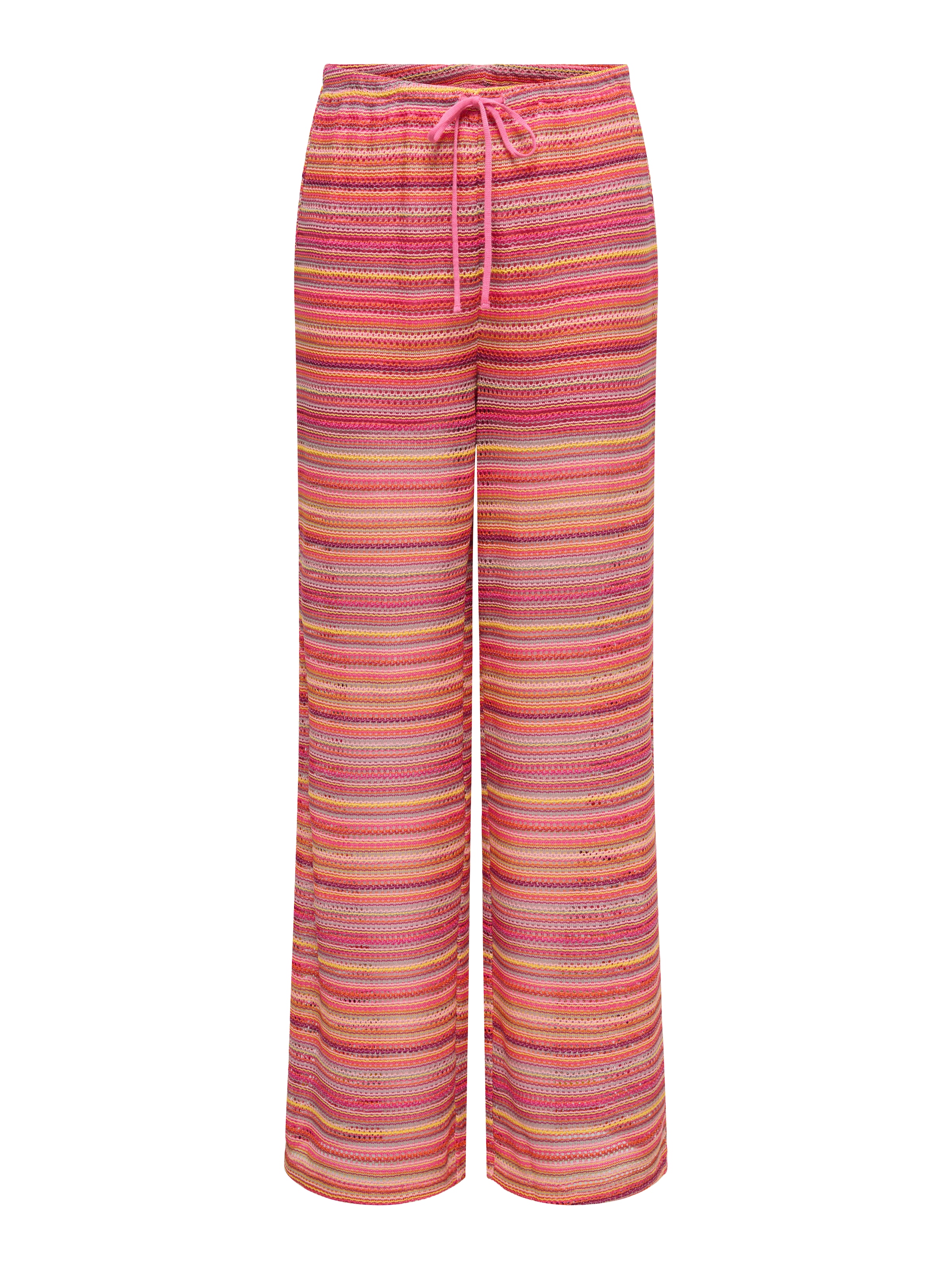 ONLY Schlupfhose »ONLSANDY WIDE TIE STRING PANTS JRS«  Materialmix, regular fit