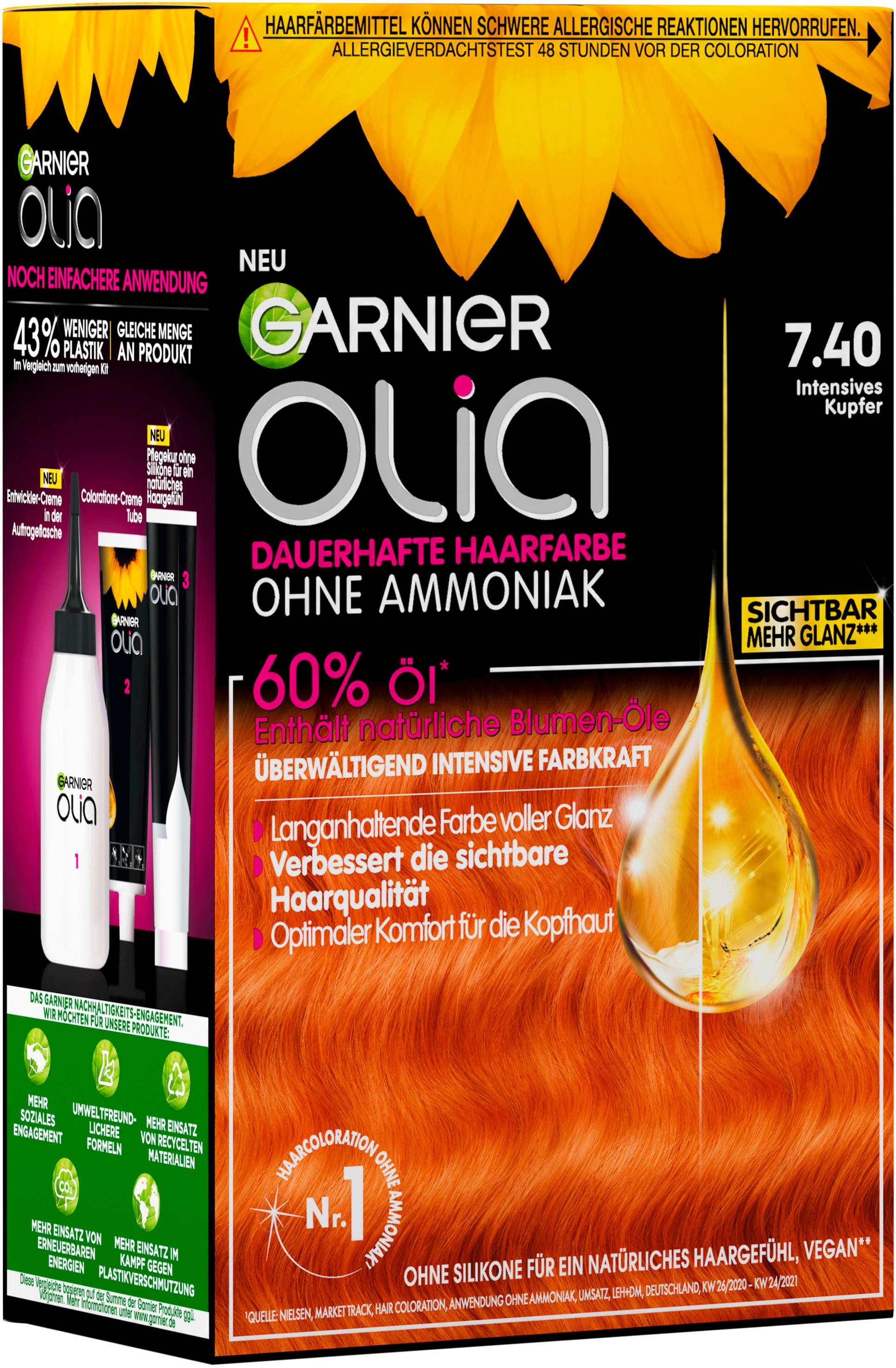 GARNIER Coloration »Garnier Olia dauerhafte Haarfarbe«, (Set, 3 tlg.)  kaufen | UNIVERSAL