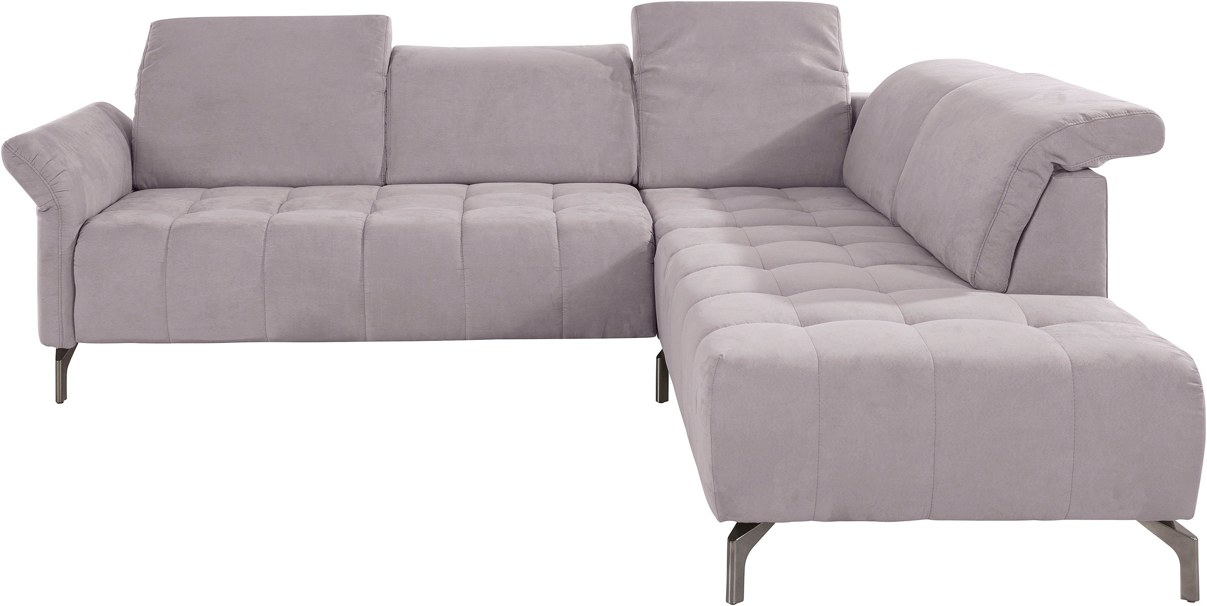 Home affaire Ecksofa »Fresh L-Form« Federkern, wahlweise Kopfteilverstellung und motorischer Vorziehsitz