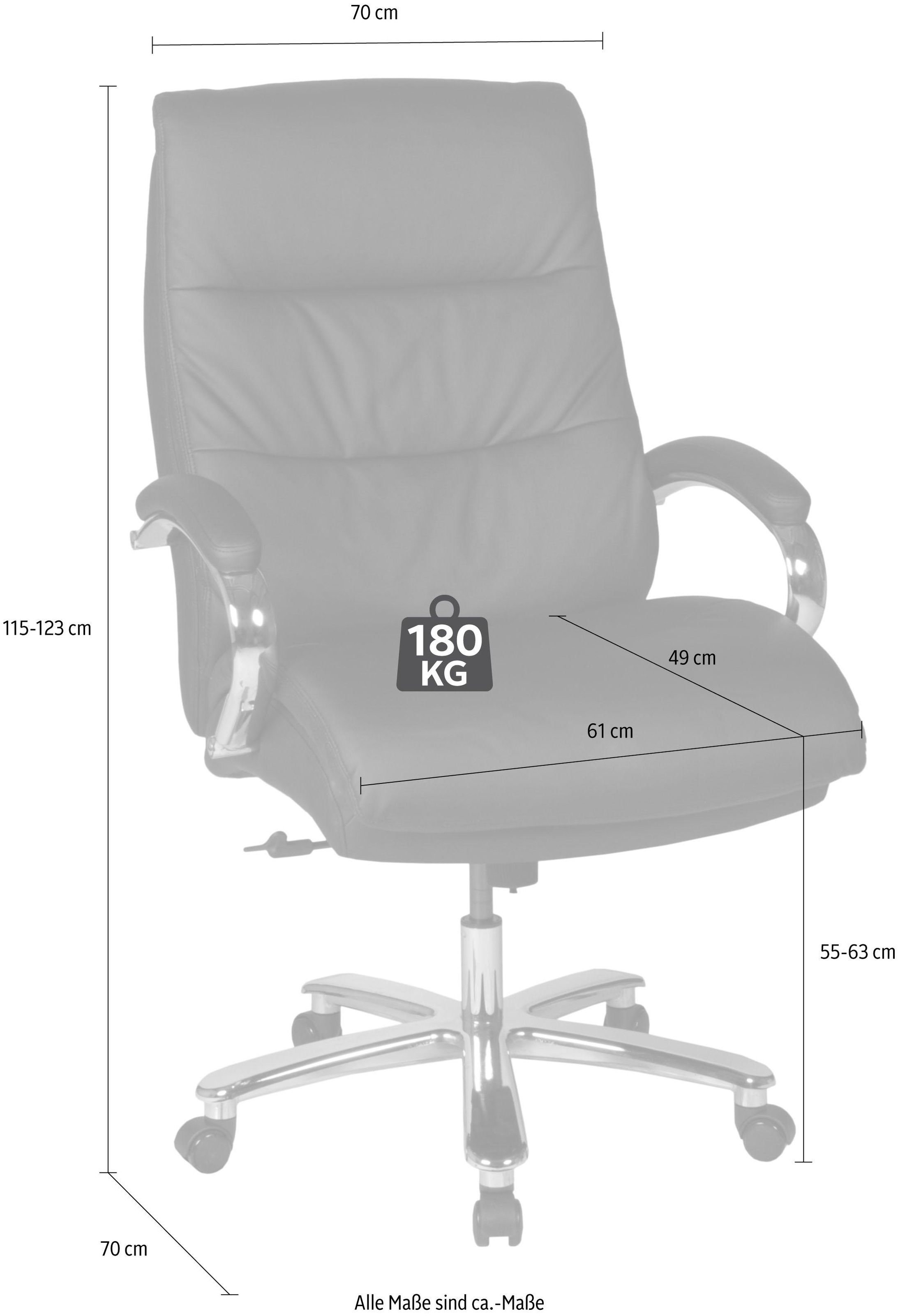 Duo Collection Chefsessel »Chefsessel Federico 180 kg«, 1 St., Cord, Federkern, bis 180 kg, robust