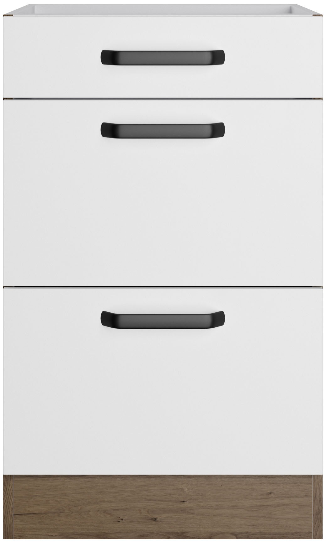 wiho Küchen Unterschrank »Elba« Breite 50 cm, mit zwei Auszügen