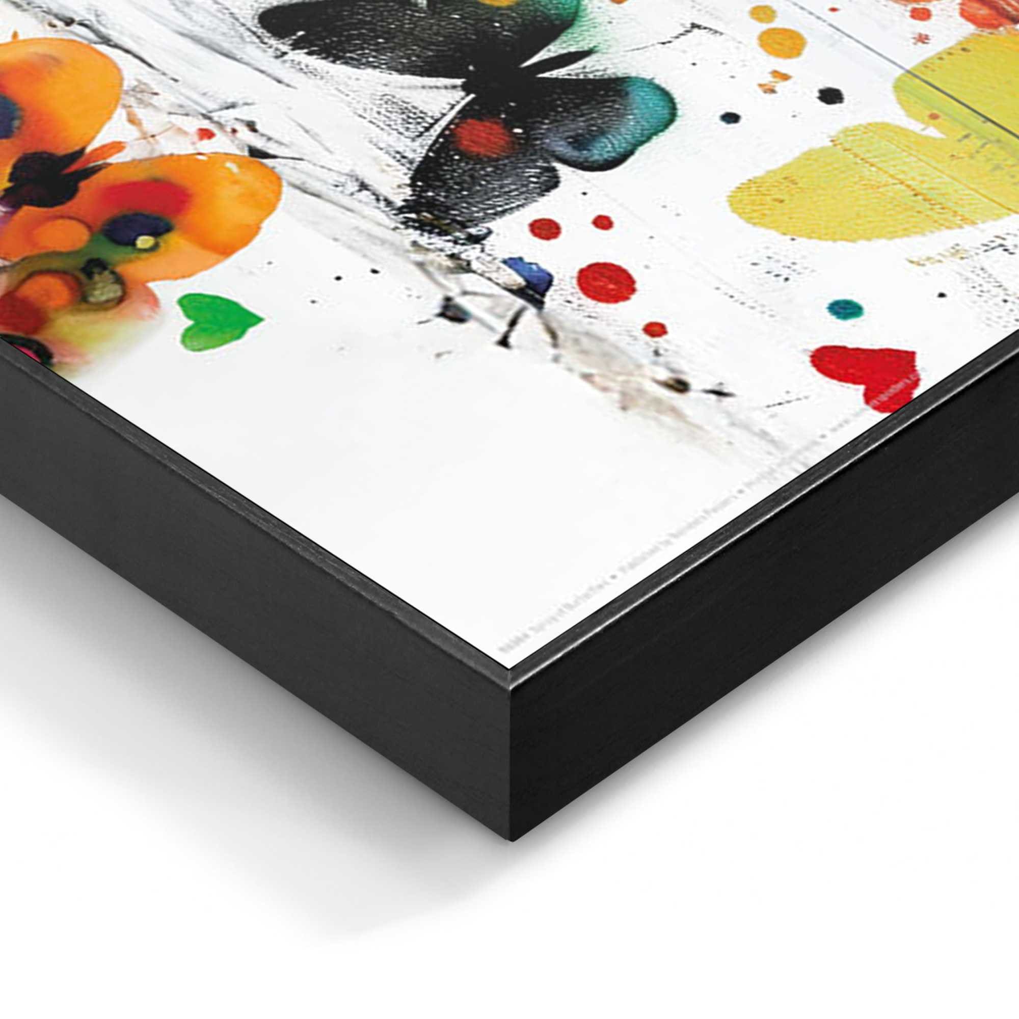 Reinders! Wandbild »Wolke von Schmetterlingen« Kinderzimmer - Mädchen - Mehrfarbig - MDF - Street Art - 90x60 cm