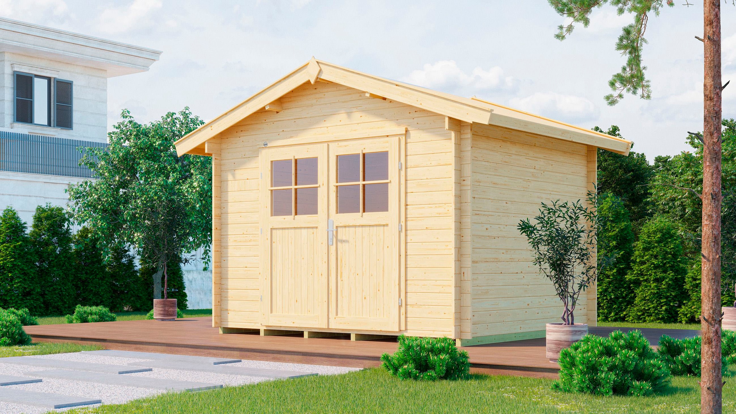weka Gartenhaus »Premium28 natur«