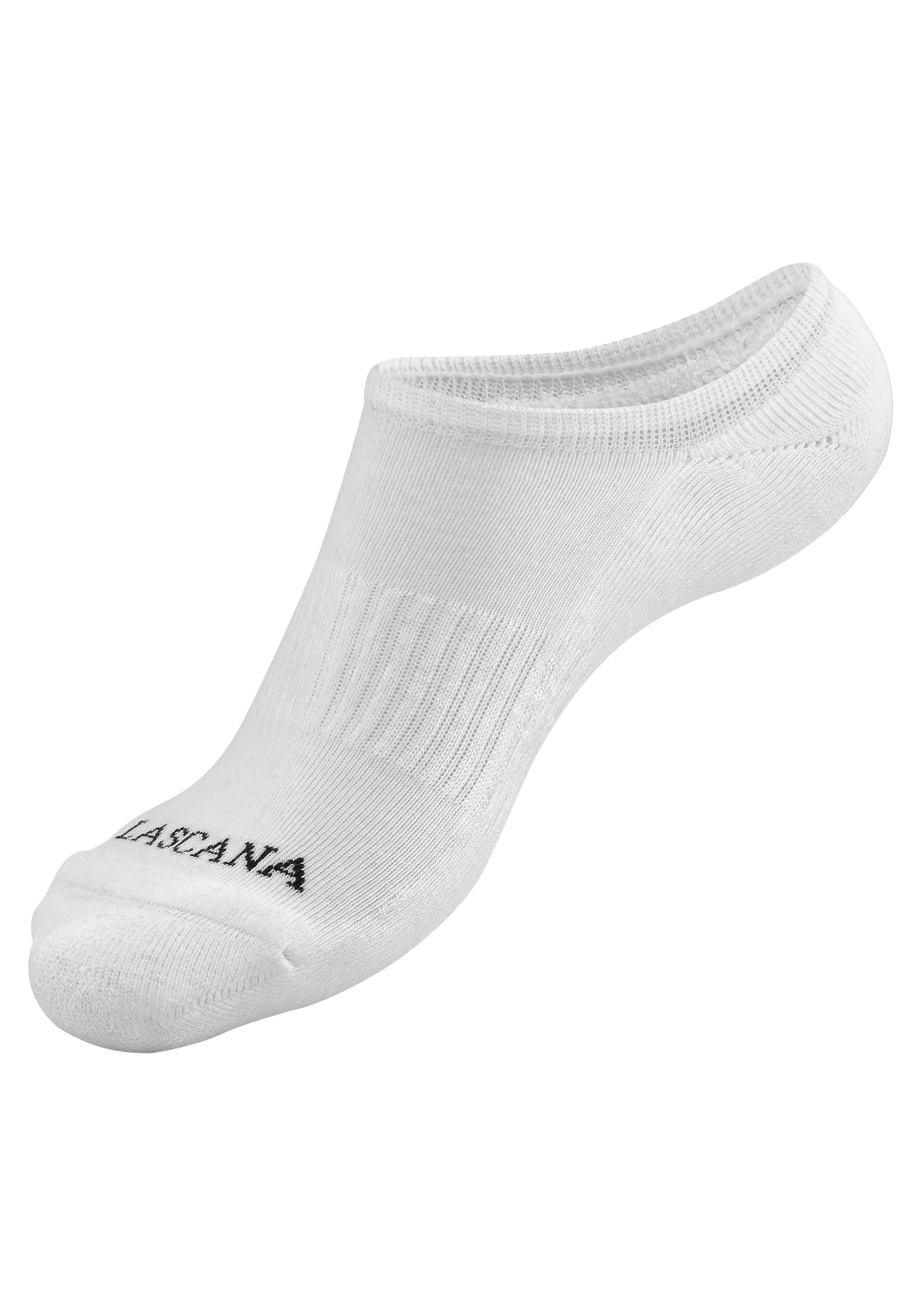 LASCANA ACTIVE Sneakersocken, (Set, 7 Paar), mit Fußfrottee