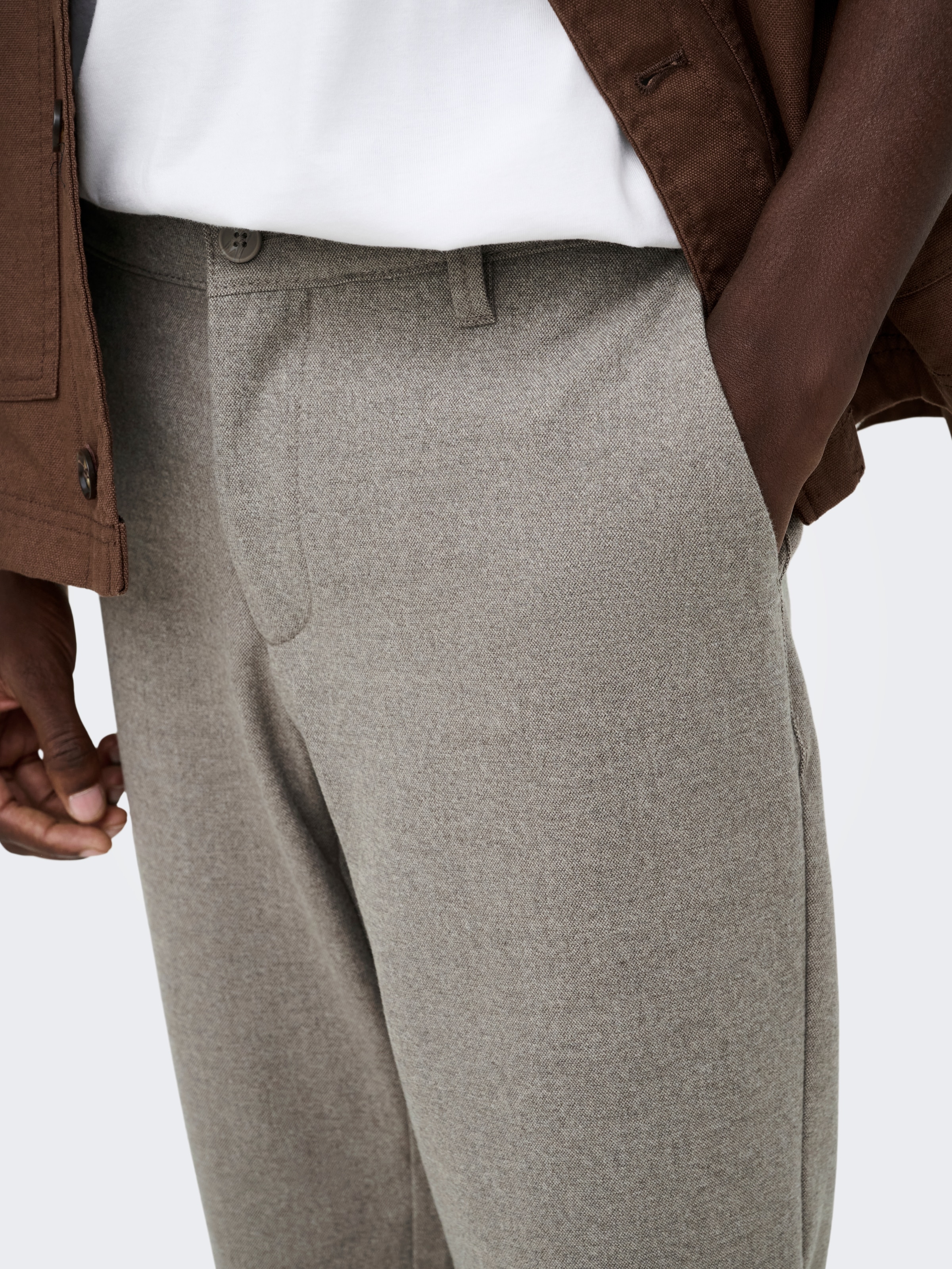ONLY & SONS Chinohose »ONSMARK SLIM BRUSHED PIQUE 0353 PANTS«