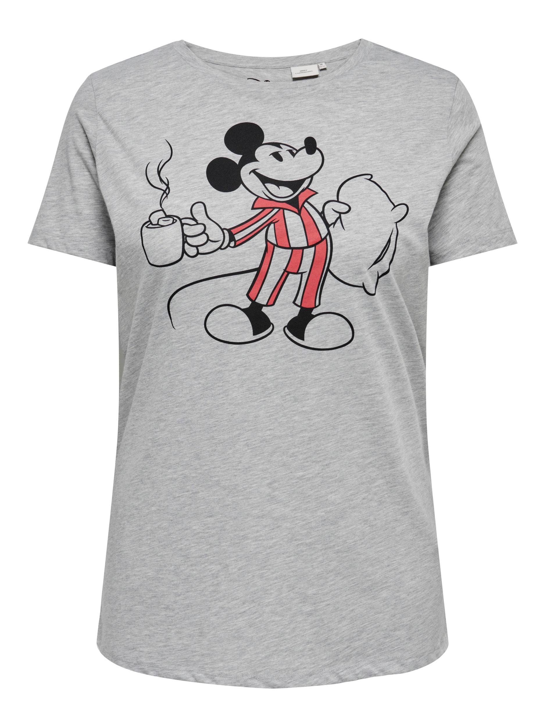 Rundhalsshirt »CARSLEEPYMICKEY LIFES/S LONG TEE LCS JRS«, mit Mickey oder Minnie Druck