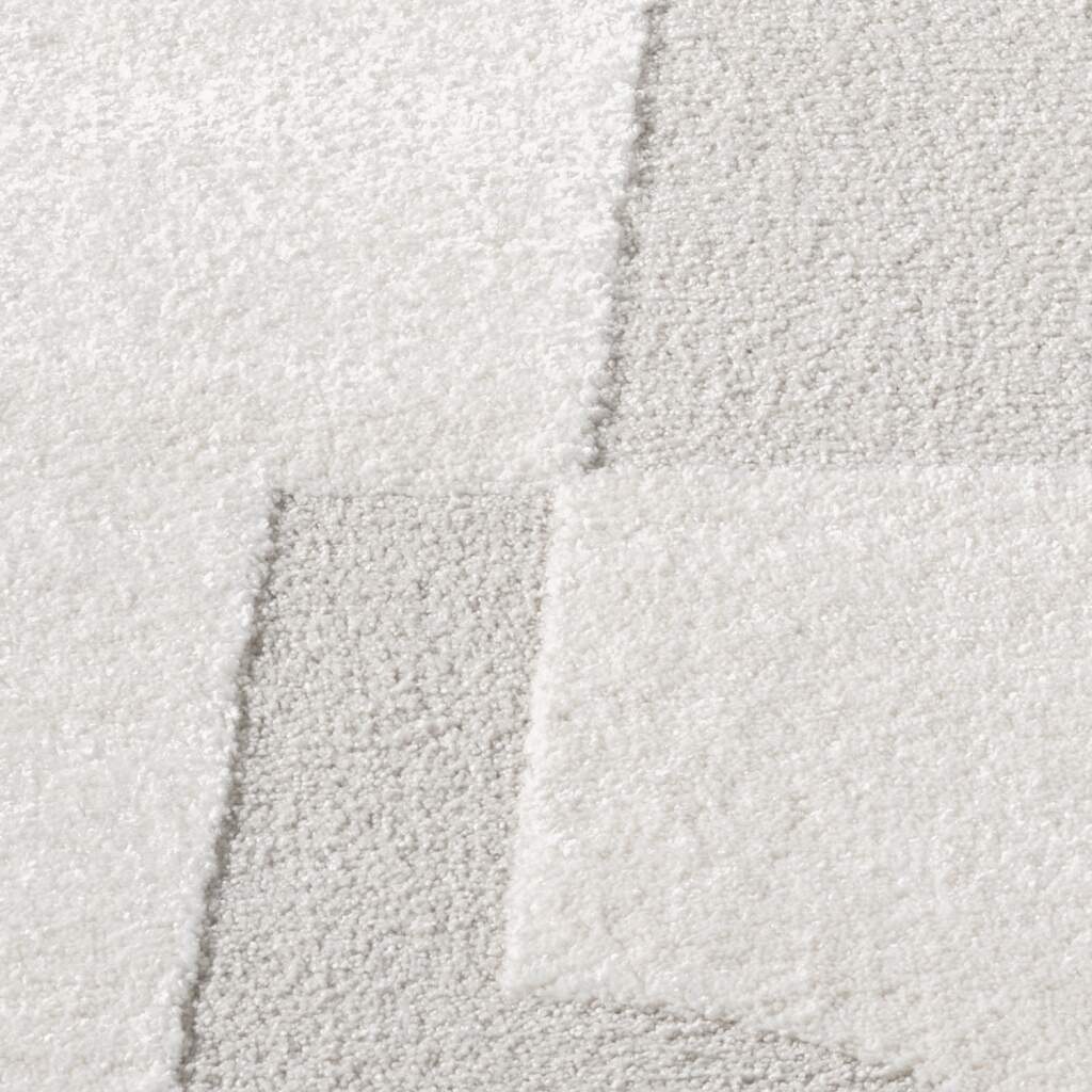 Carpet City Teppich »LOUNGE 9992«, rechteckig, 15 mm Höhe, Kurzflor-Teppich Modern, Hoch-Tief-Struktur, Wohnzimmer, Schlafzimmer