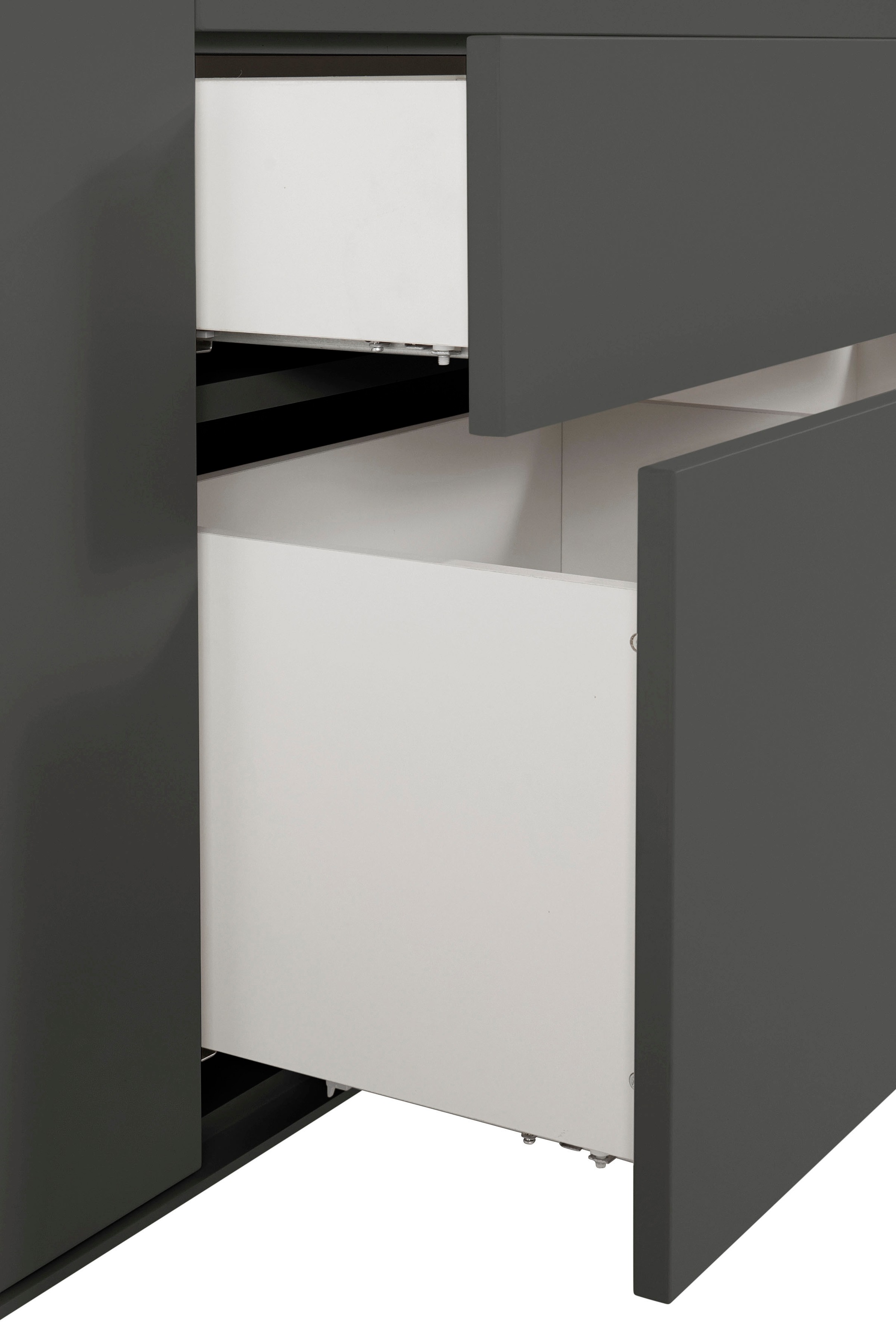 LeGer Home by Lena Gercke Sideboard »Essentials«, Breite: 167cm, MDF lackiert, Push-to-open-Funktion