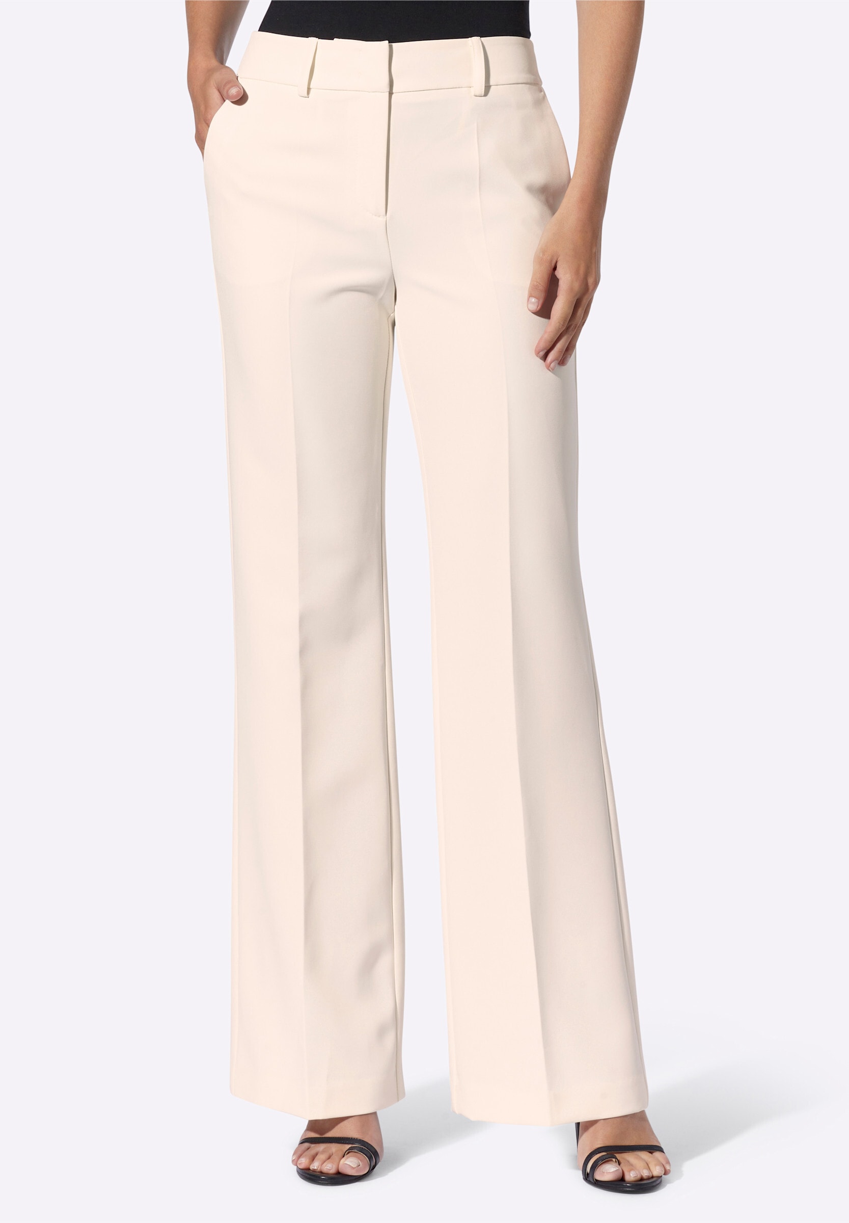 heine Marlene-Hose »Marlenehose Marlene-Hose mit breitem Bund«