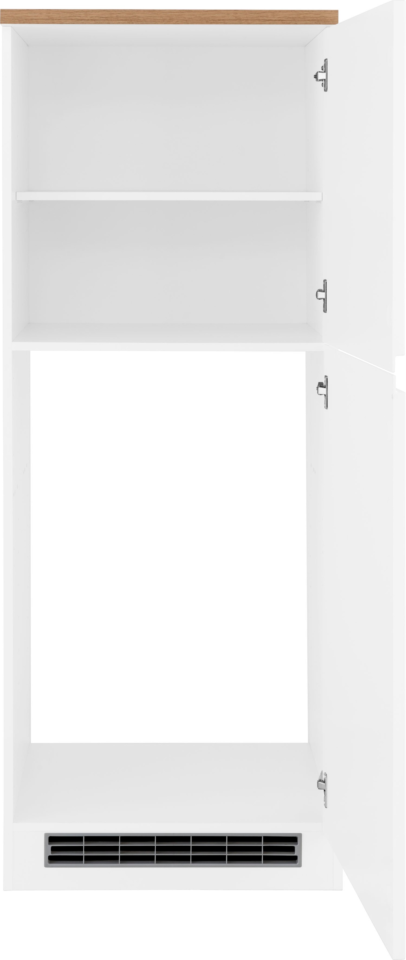 hoch, kaufen für breit, 60 Nische Raten Kühlschrank: HELD 165 auf MÖBEL Türen »Virginia«, 56/88/55 cm, cm cm 2 Kühlumbauschrank