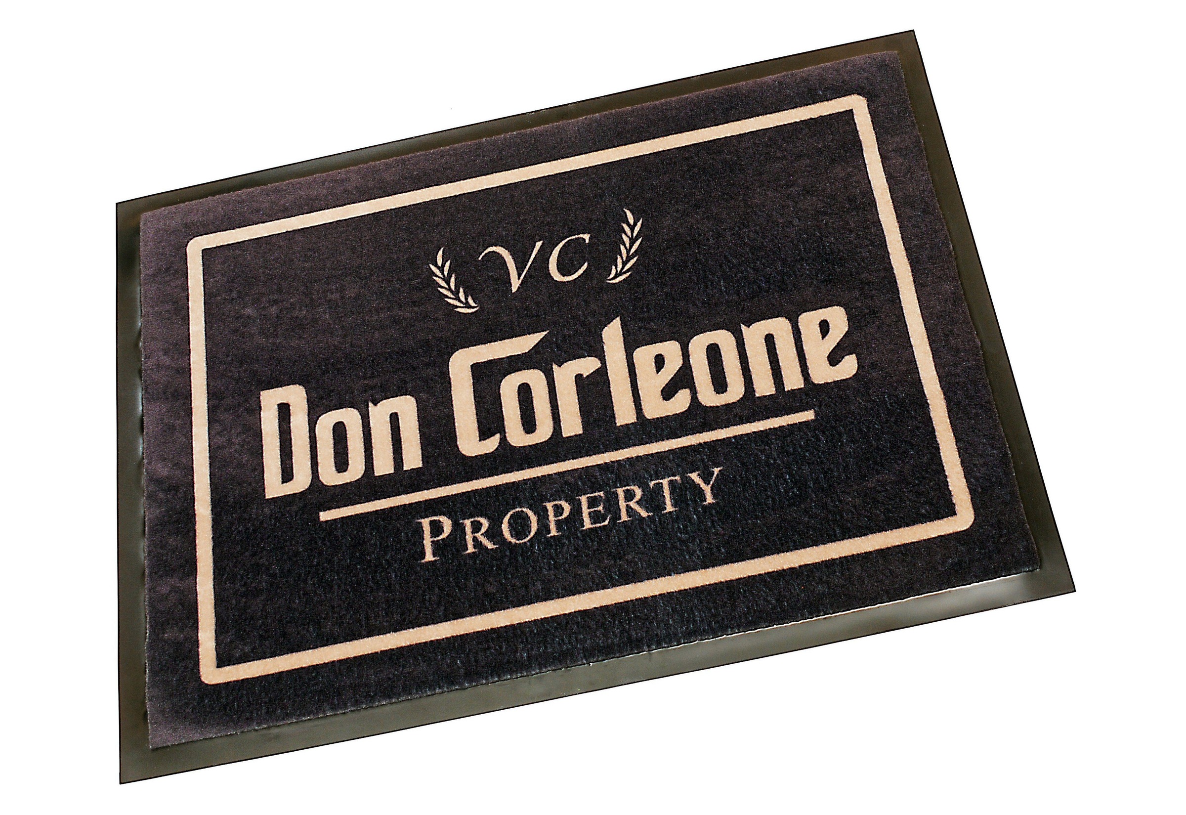 HANSE Home Fußmatte »Don Corleone - Mafia, Türmatte«, rechteckig, 7 mm Höhe, mit Spruch, Schrift, Robust, gummierte Rückseite, Waschbar