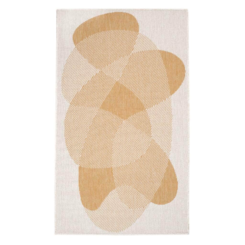 Carpet City Outdoorteppich »DUO RUG 5835« rechteckig 5 mm Höhe Wendeteppich Wetterfest In- & Outdoor, Balkon, Terrasse, Wohnzimmer