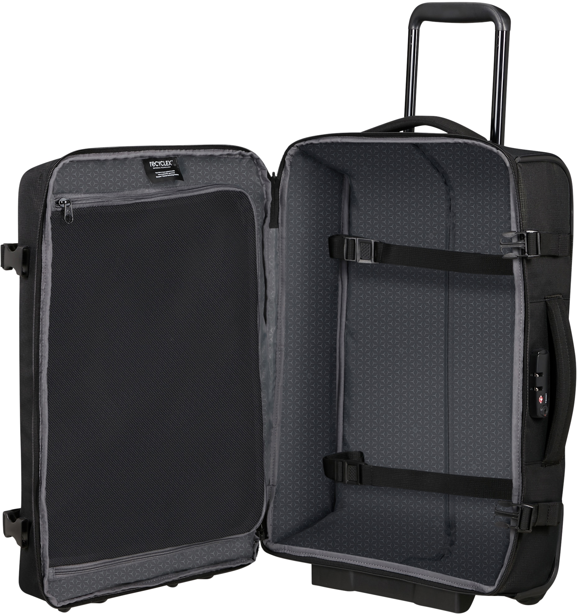 Samsonite Weichgepäck-Trolley »ROADER, 55 cm«, 2 Rollen, Handgepäck Reisekoffer Handgepäckkoffer