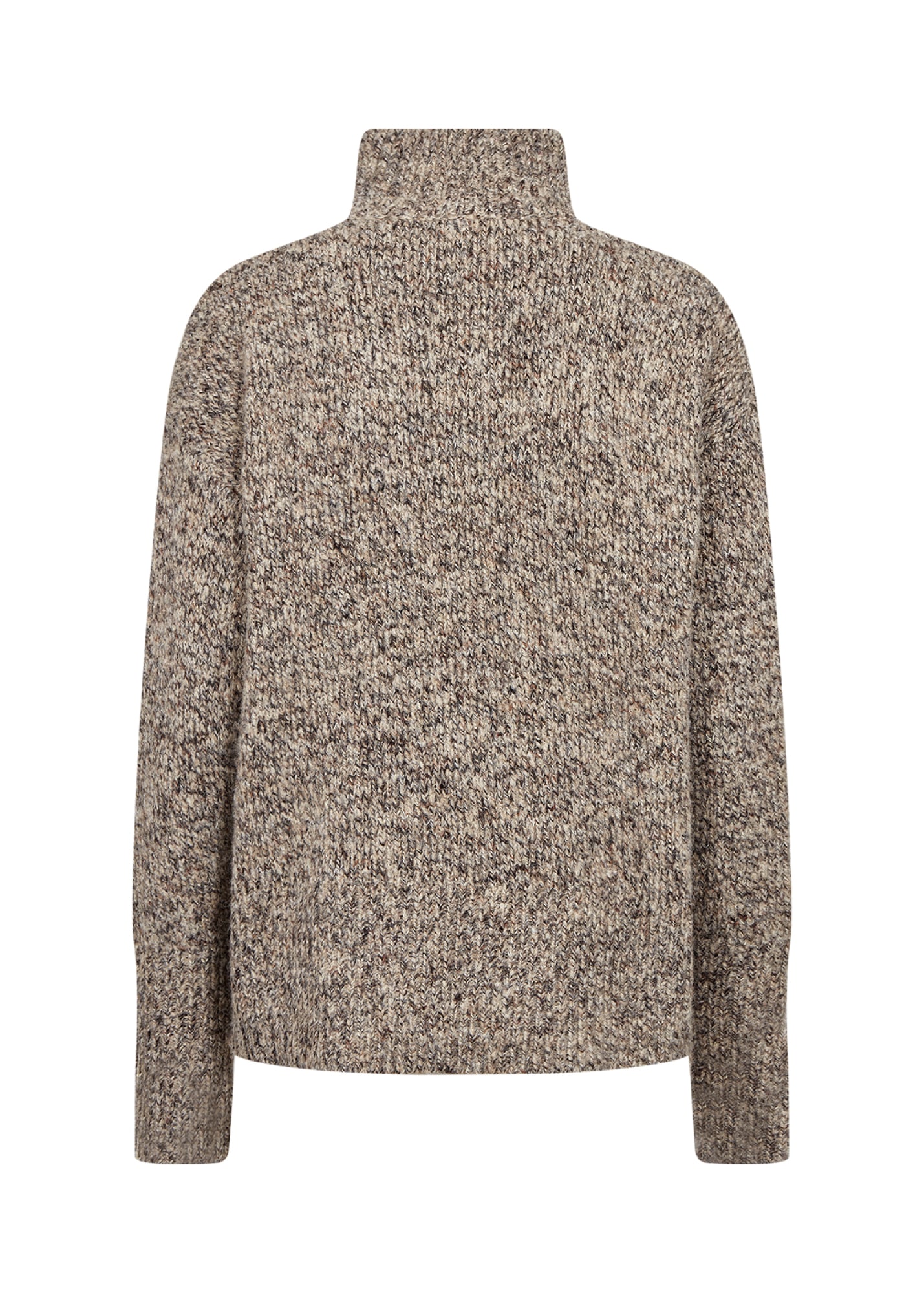 soyaconcept Strickpullover »SC-HALINA YD 2« Materialmix mit Wolle