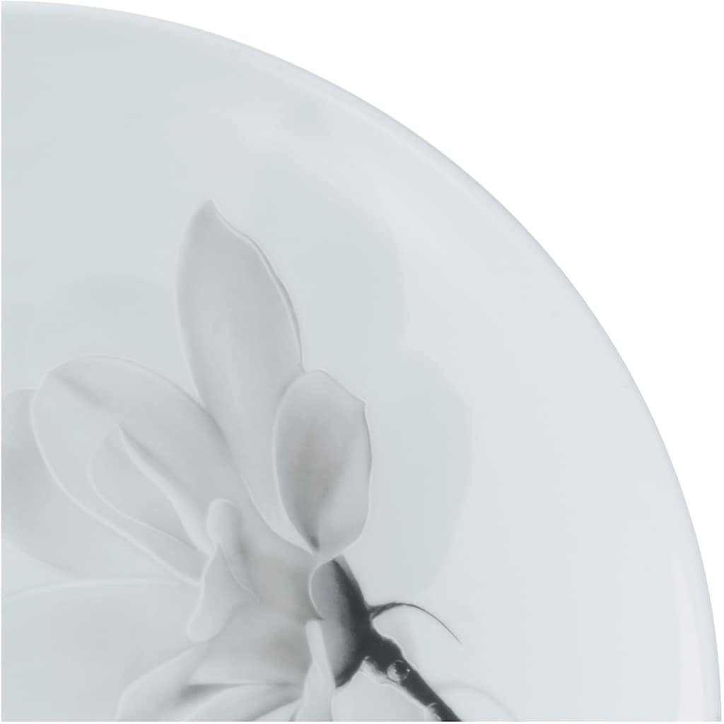 CreaTable Kombiservice »Home Magnolie«, (Set, 16 tlg.), Dekor mit Magnolienblüte