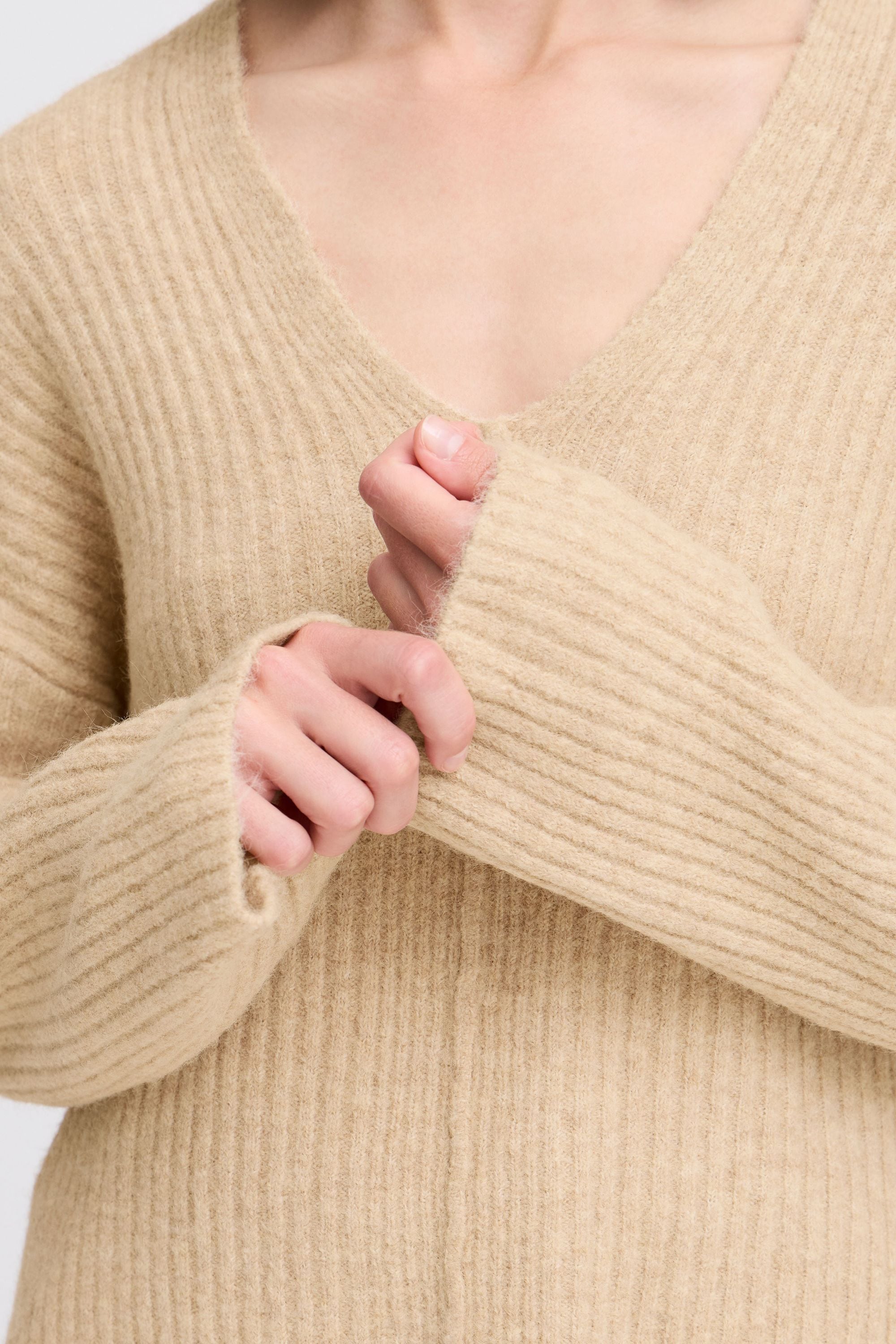 b.young Strickpullover »Strickpullover BYOMEA V-NECK JUMPER -«