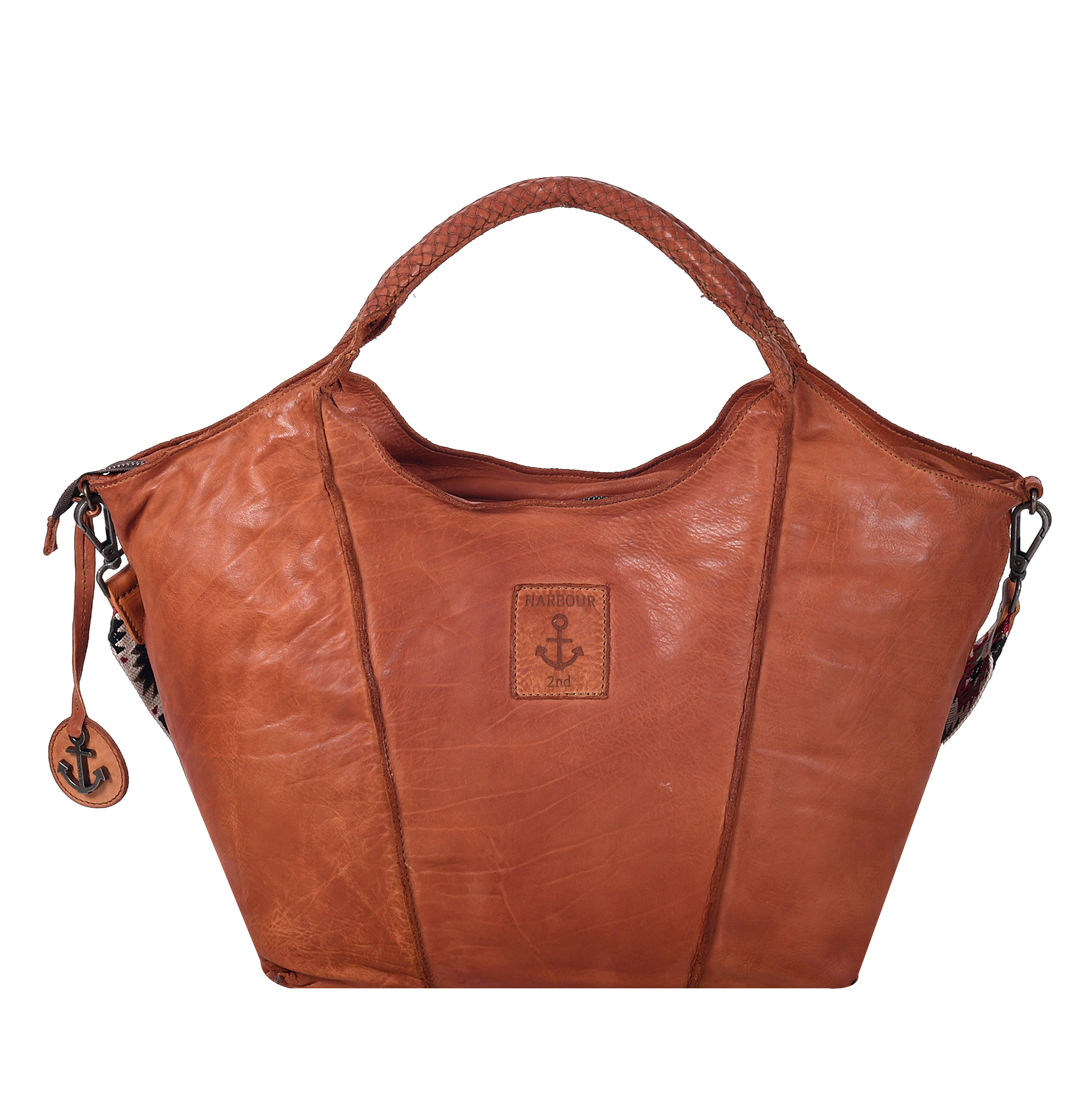 HARBOUR 2nd Handtasche »Venezia« Damen Umhängetasche, Schultertasche, Tragetasche mit Flechtmuster