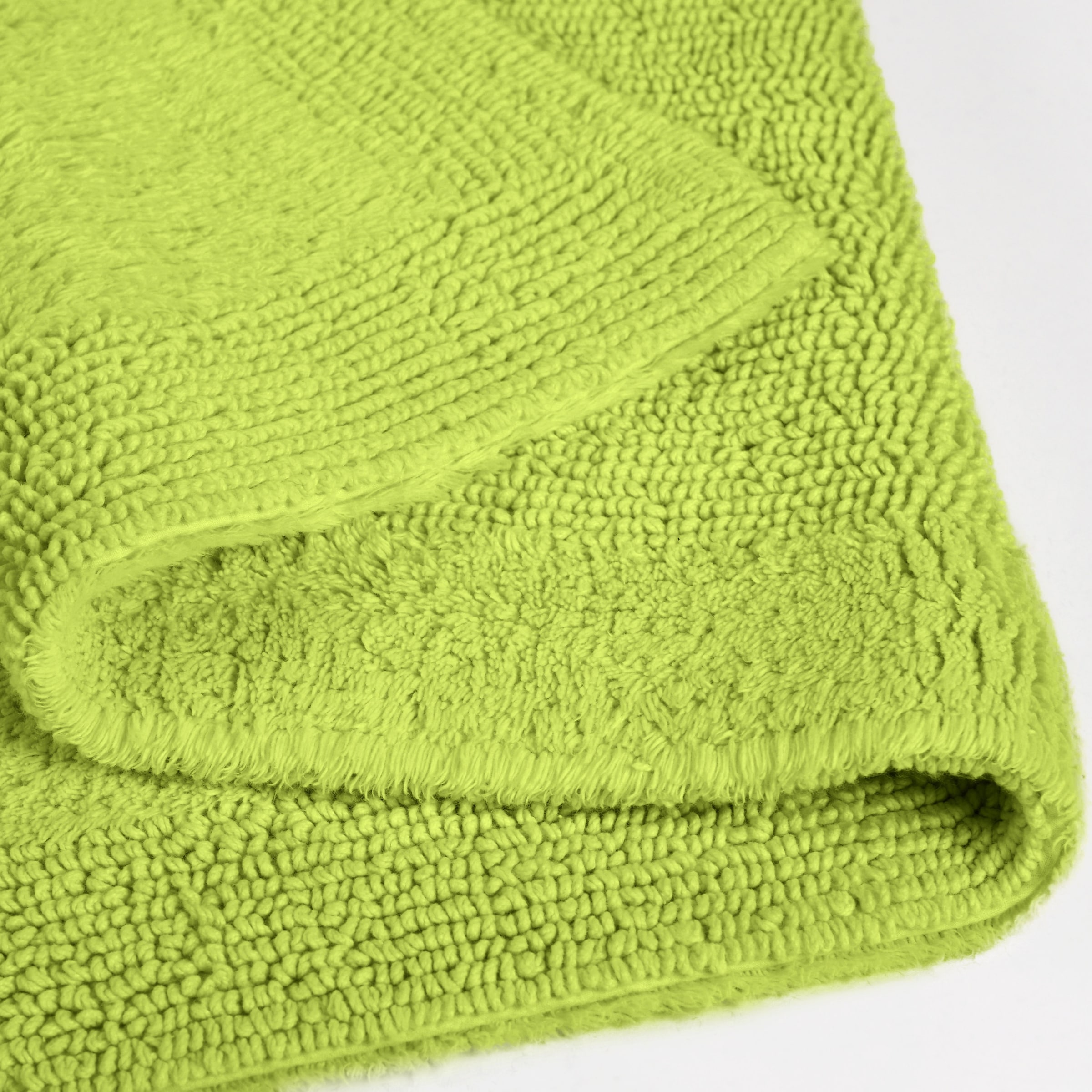 my home Badematte »Kapra, Badvorleger, Badezimmer Teppich«, beidseitig nutzbar-fußbodenheizungsgeeignet-strapazierfähig, mit Bordüre, Badteppich, Badematte, Baumwolle