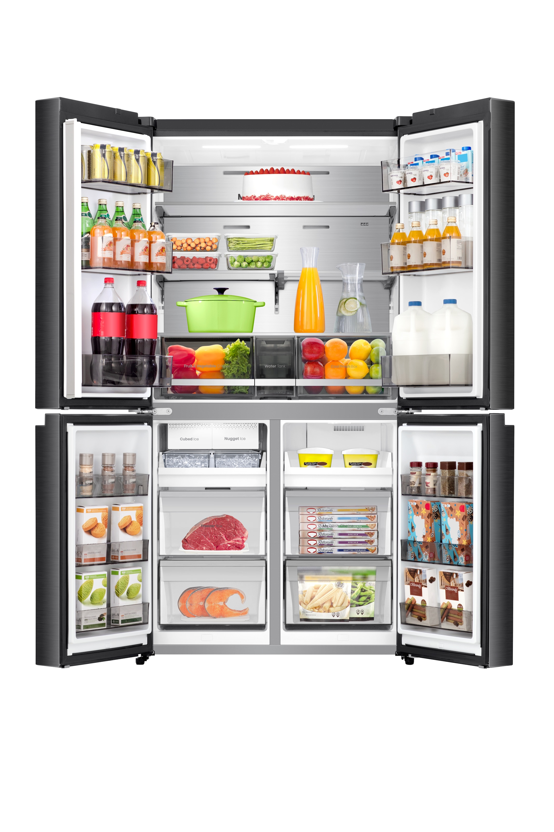 Hisense Multi Door »RQ5P640SYKD« 179 cm hoch 91 cm breit DualTech-Kühlsystem, MetalCooling, Wasser-/Eisspender