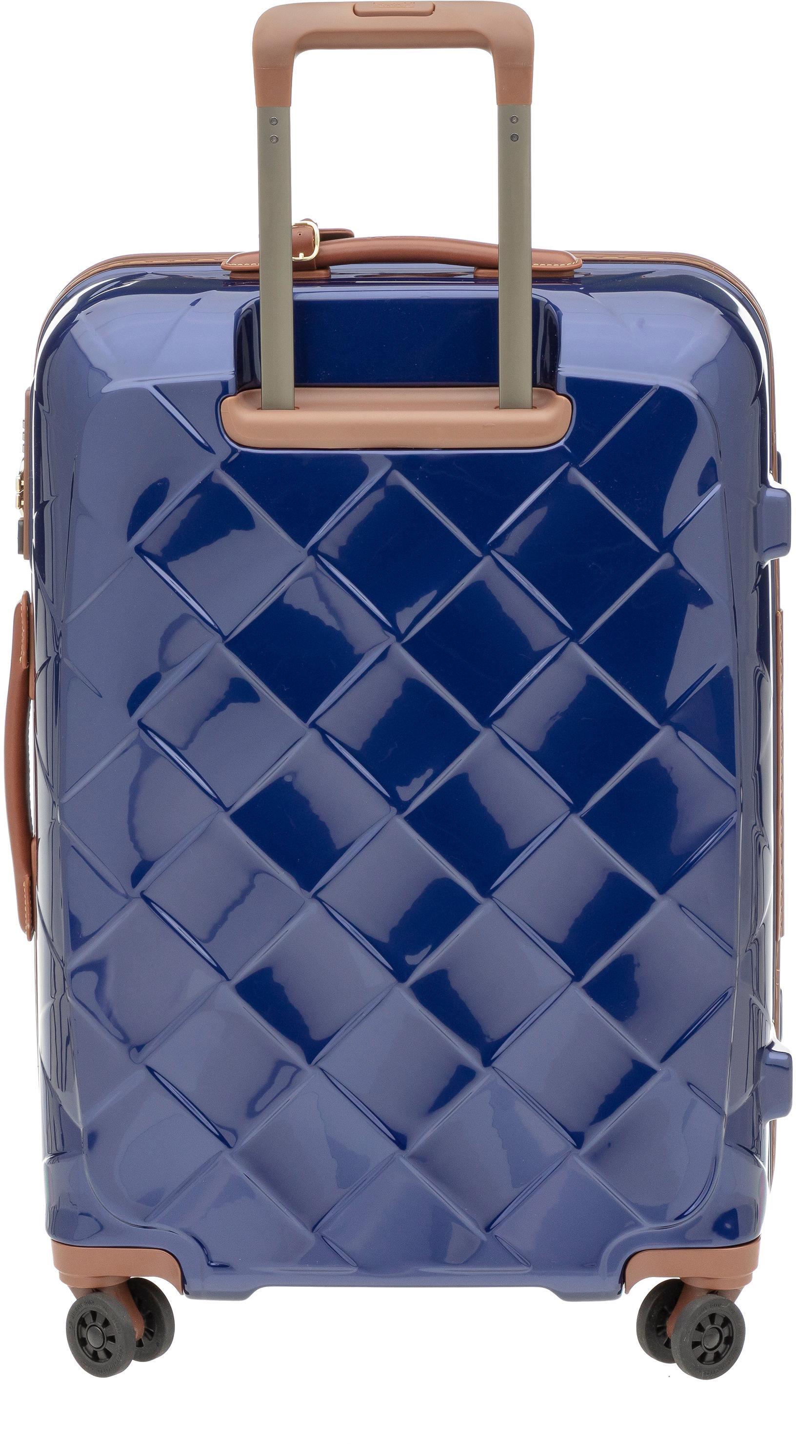 Stratic Hartschalen-Trolley »Leather & More, 76 cm«, 4 Rollen, Reisekoffer großer Koffer Aufgabegepäck TSA-Zahlenschloss