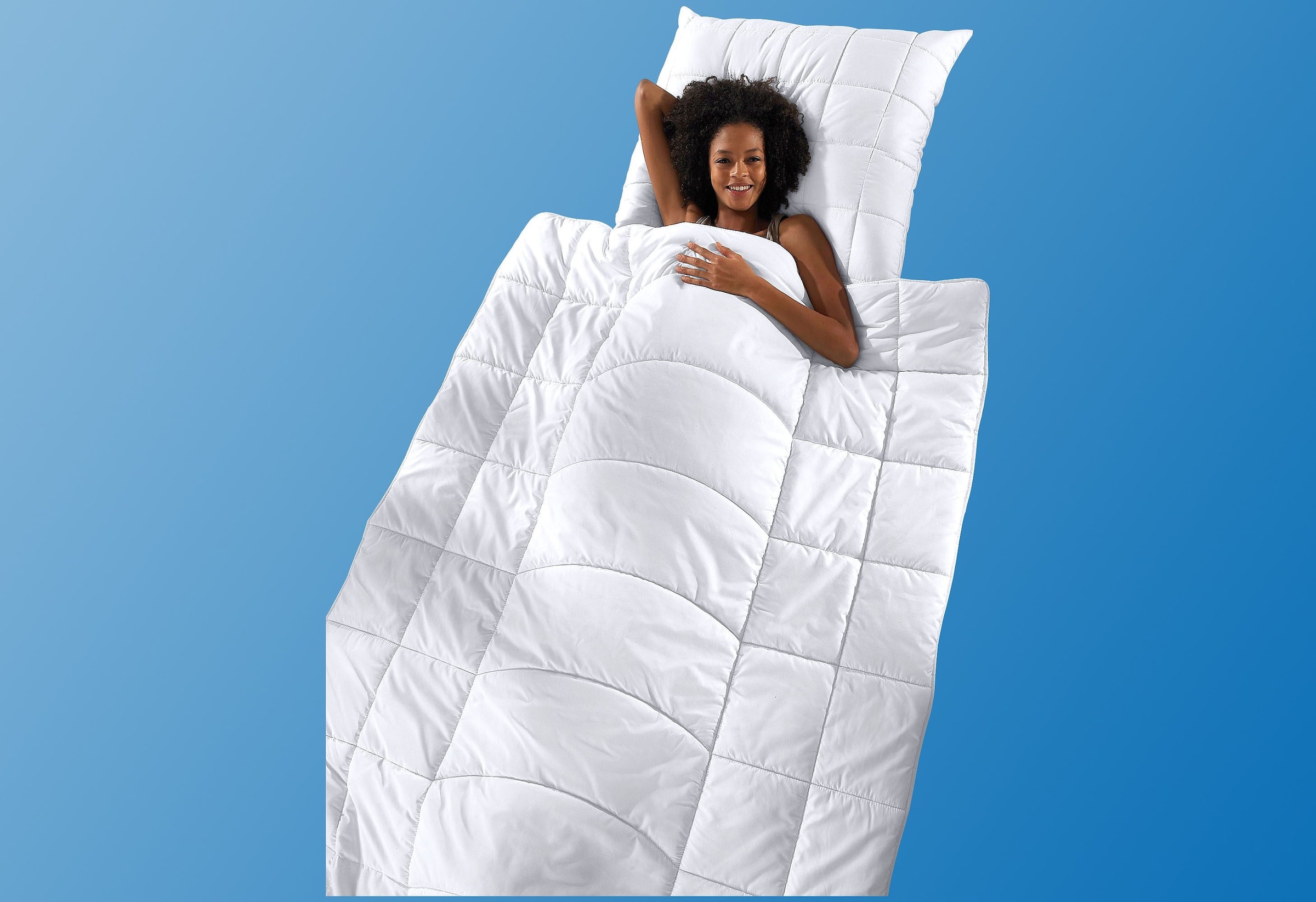 f.a.n. Schlafkomfort Microfaserkissen »Warmmax«, Füllung: Faserbällchen (100% Polyester), Bezug: 100% Polyester, (1 St.)