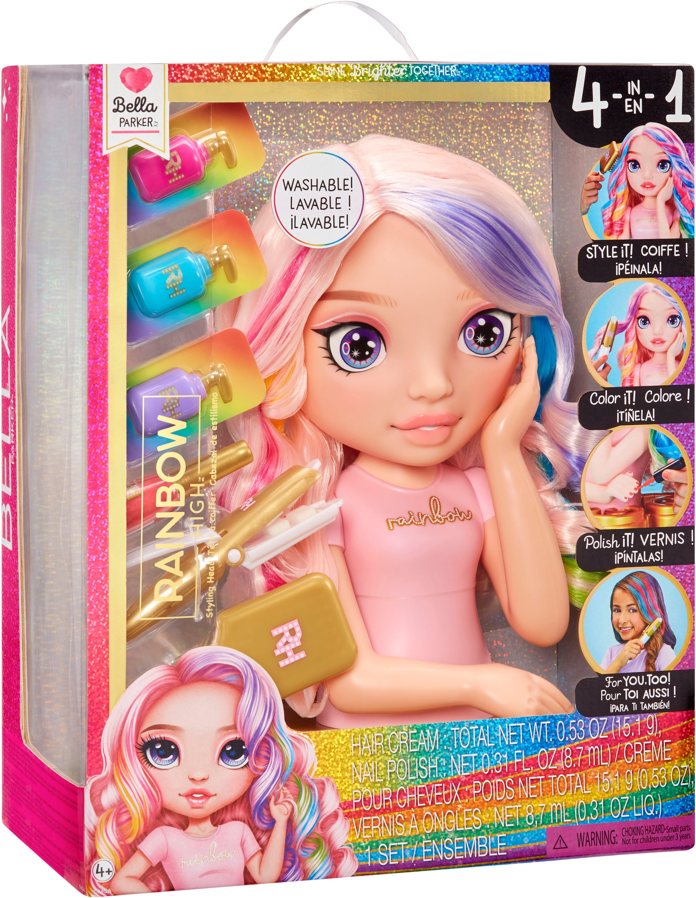 RAINBOW HIGH Frisier- & Schminkkopf »Rainbow HIgh Styling Head Playset«