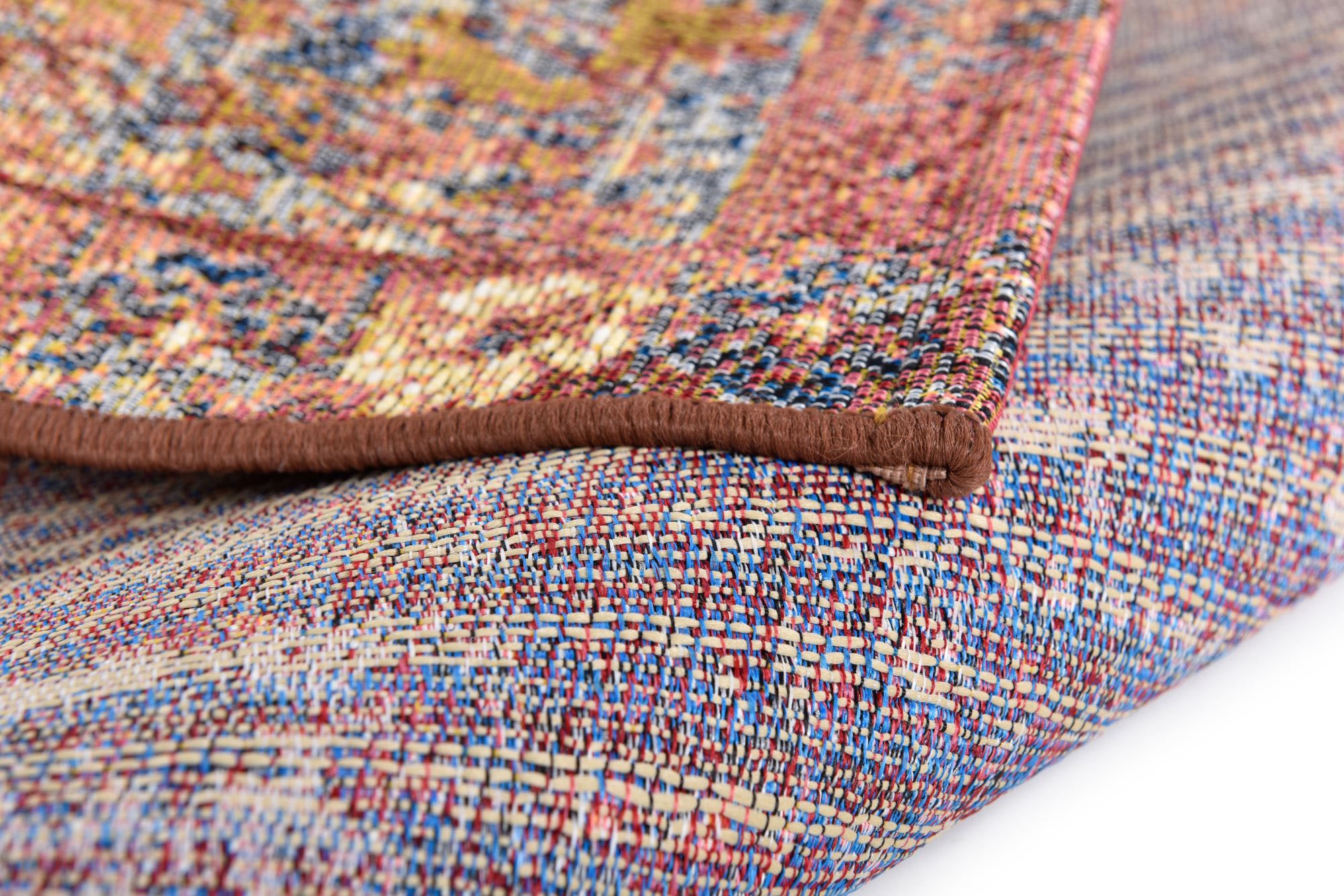TOM TAILOR HOME Teppich »Funky Outdoor Orient Two«, rechteckig, 5 mm Höhe, Flachgewebe, Orient-Optik, In- und Outdoor geeignet, Wohnzimmer