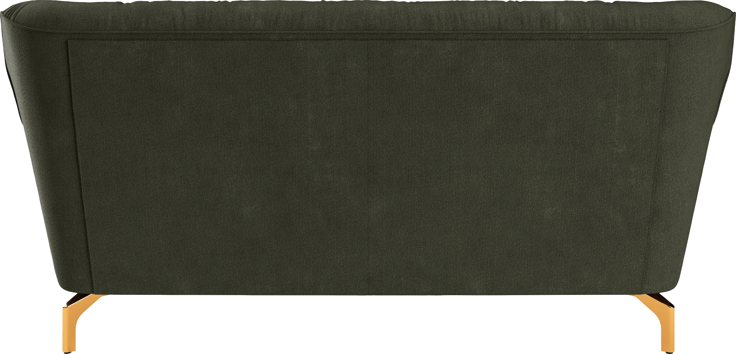 sit&more 3-Sitzer »Orient 3« inkl. 2 Zierkissen mit Strass-Stein, goldfarbene Metallfüße