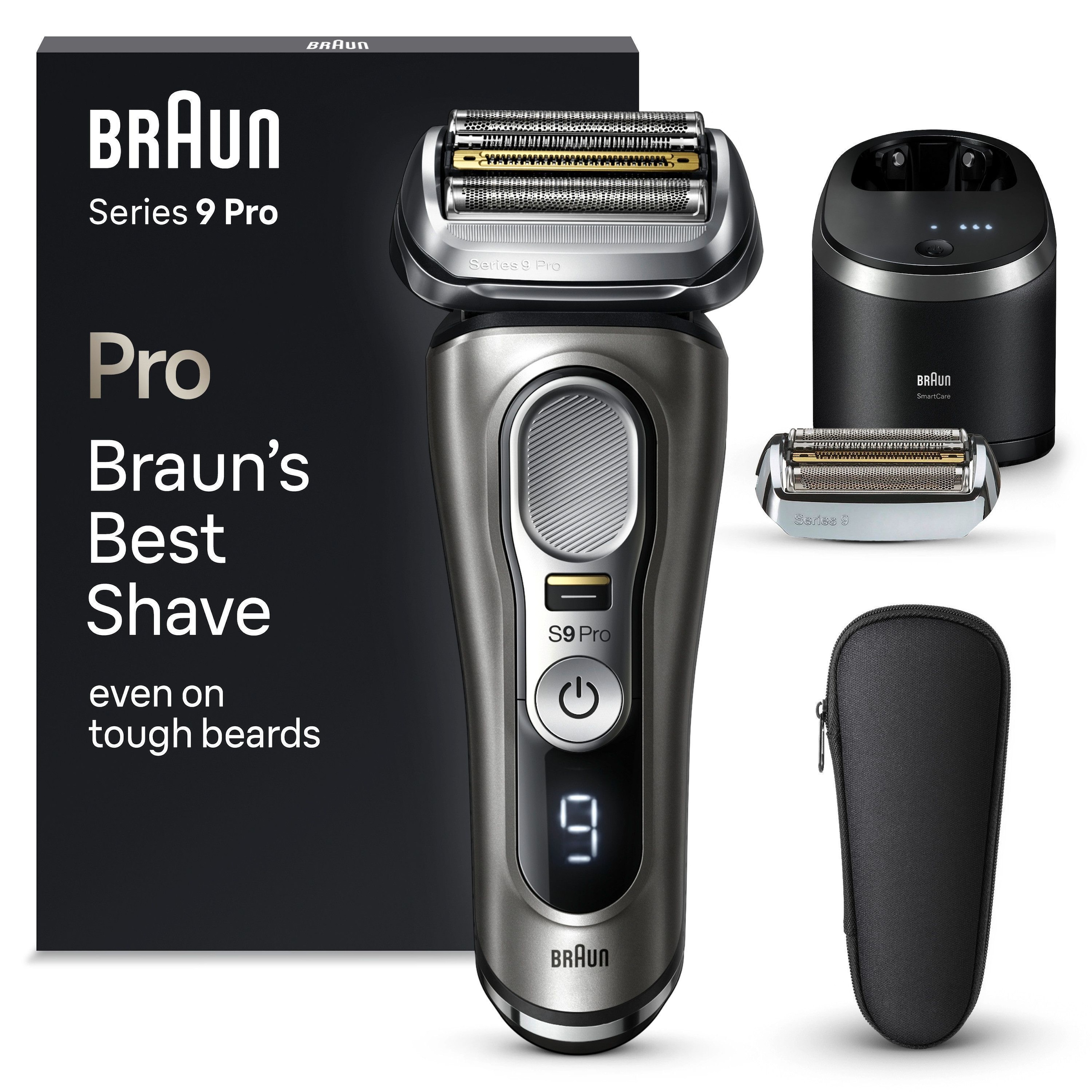 Braun Elektrorasierer »Series 9 Pro 9465cc«, 5-Stufen-Reinigungs- und Ladestation, Wet&Dry, ProLift Trimmer