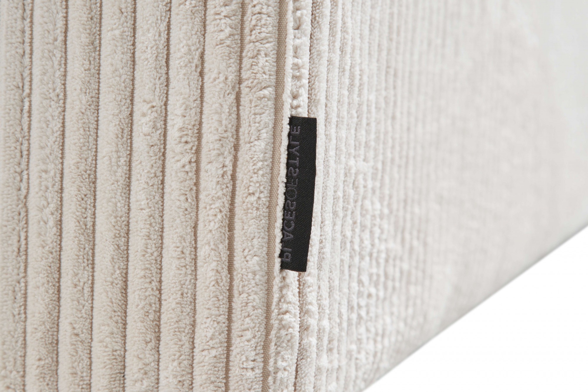 Places of Style Wohnlandschaft »Pinto, 350 cm, U-Form, XXL, mit Ottomanen«, Cord, Feincord, Luxus-Microfaser Leder und Chenille
