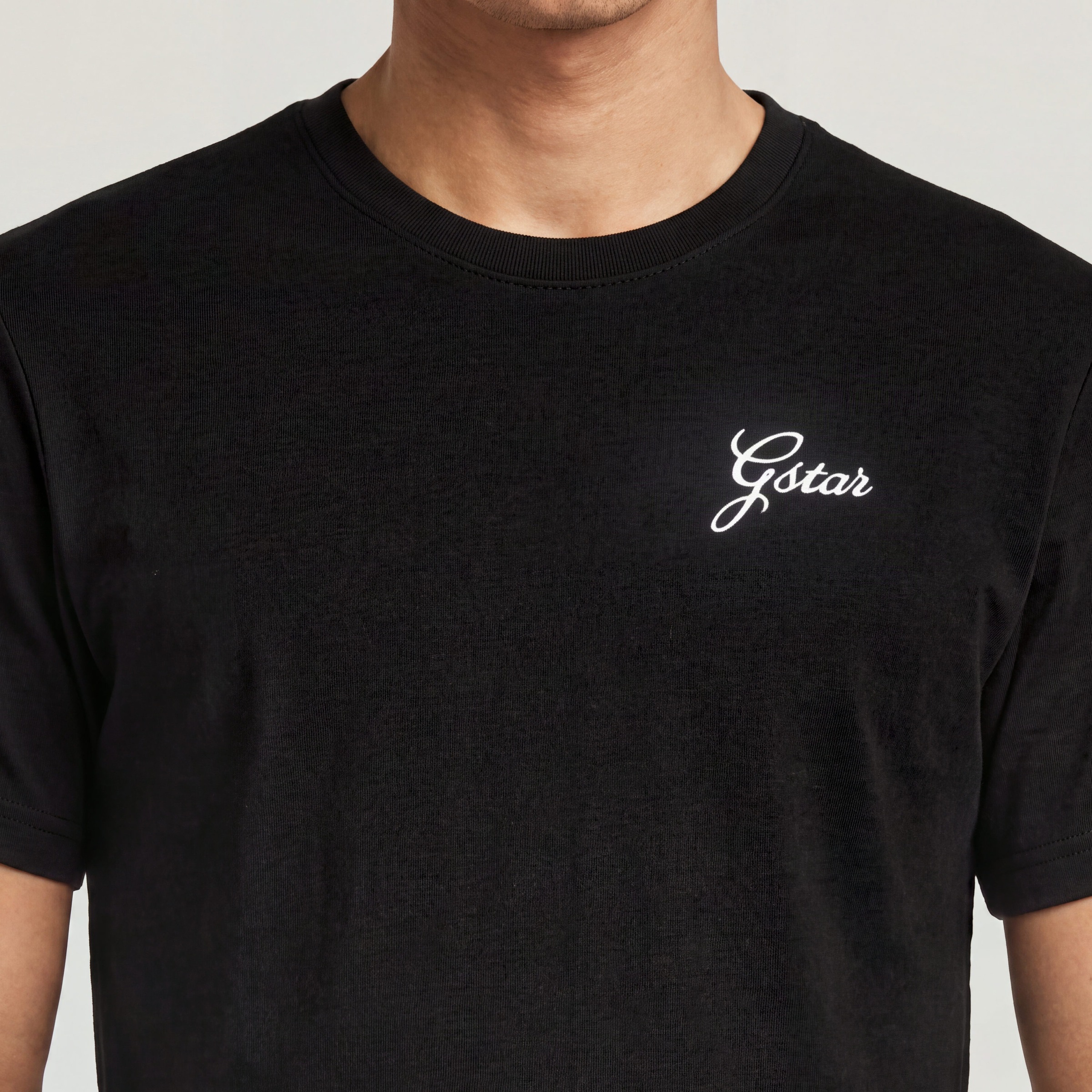 G-STAR T-Shirt »Script r t« aus Baumwolle, Regular Fit