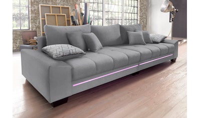 Mr. Couch Big-Sofa, wahlweise mit Kaltschaum (140kg Belastung/Sitz), mit RGB-Beleuchtung kaufen