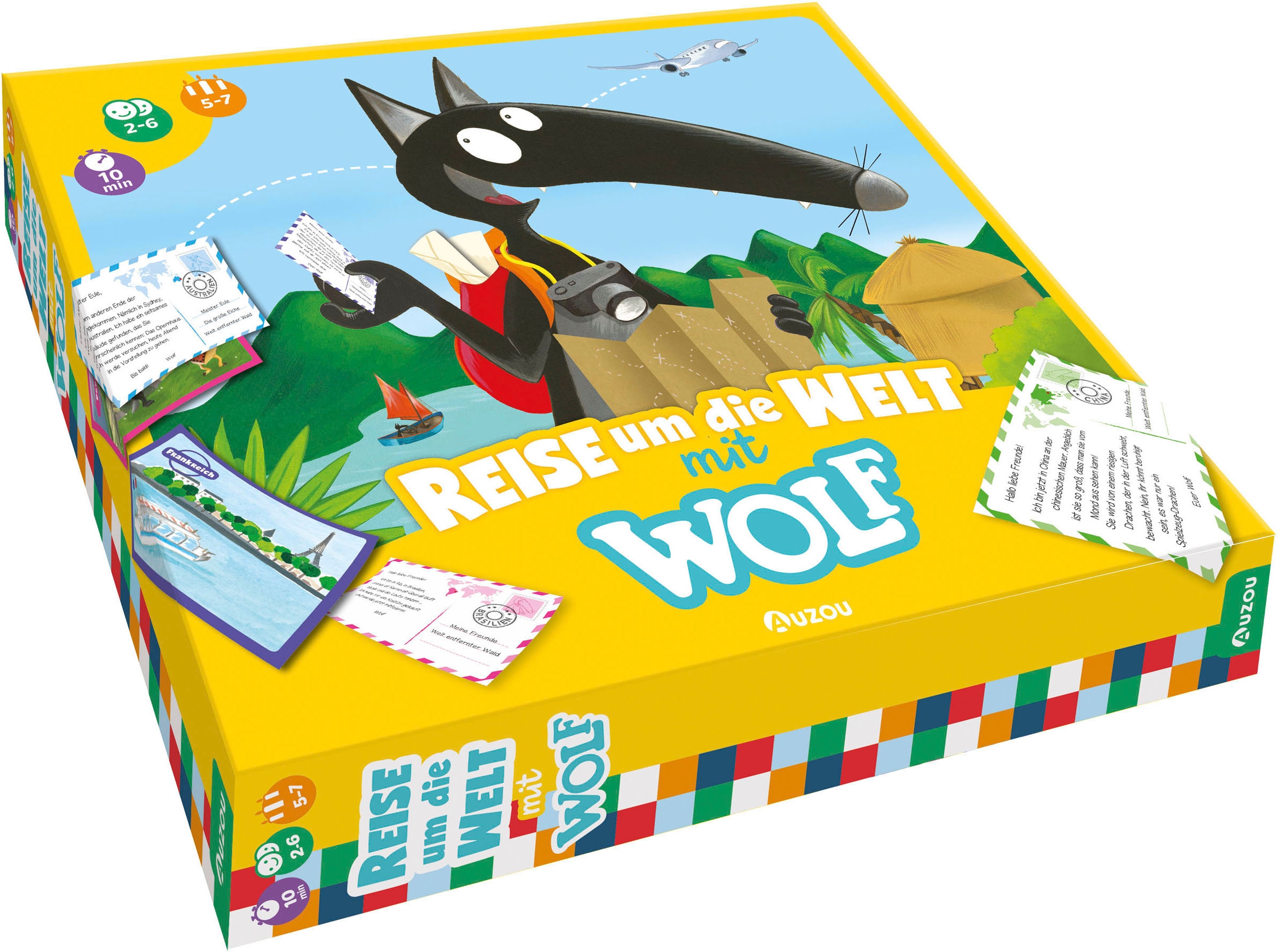 Spiel »Reise um die Welt mit Wolf«