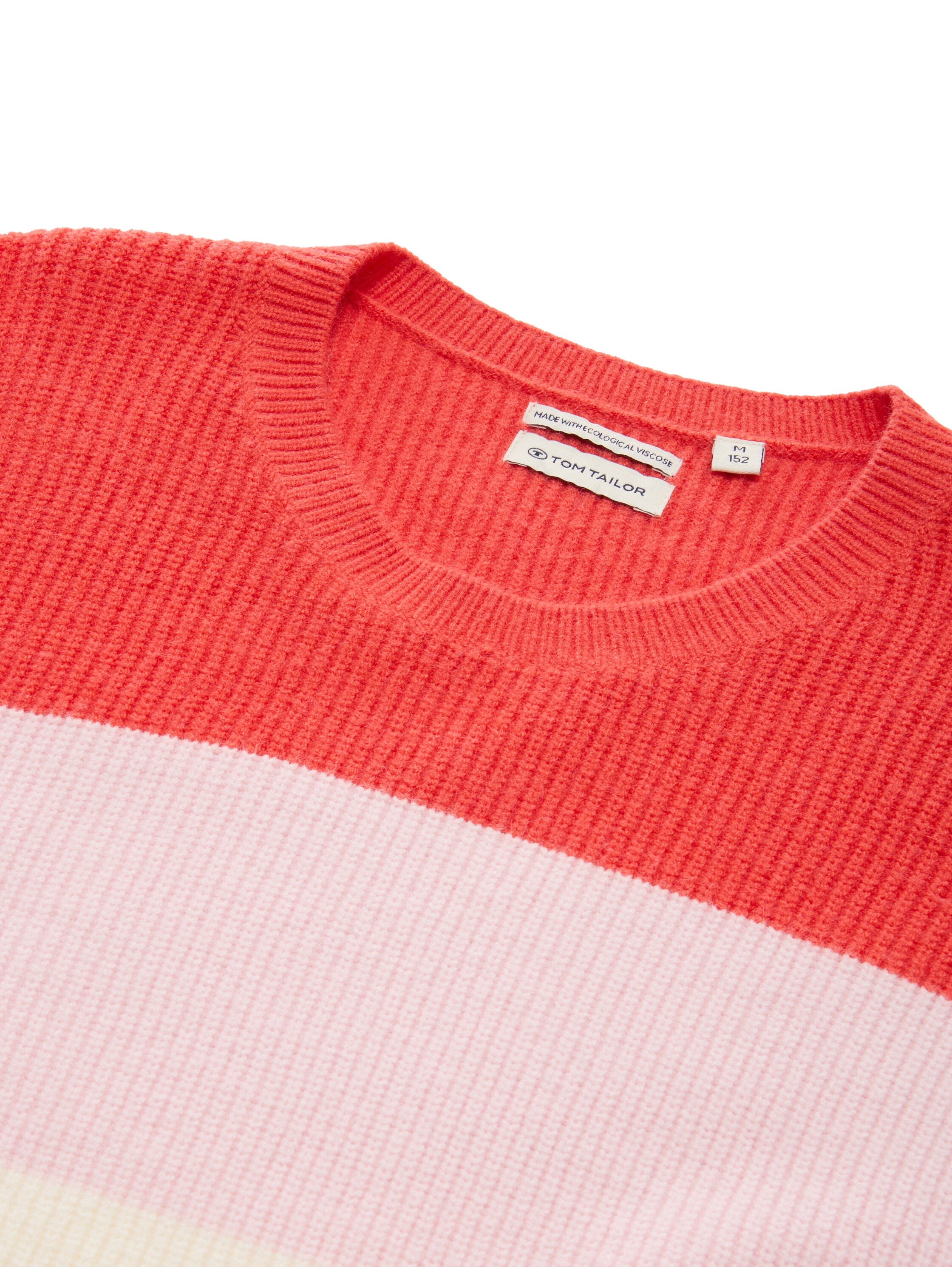 TOM TAILOR Strickpullover mit Colour Blocking