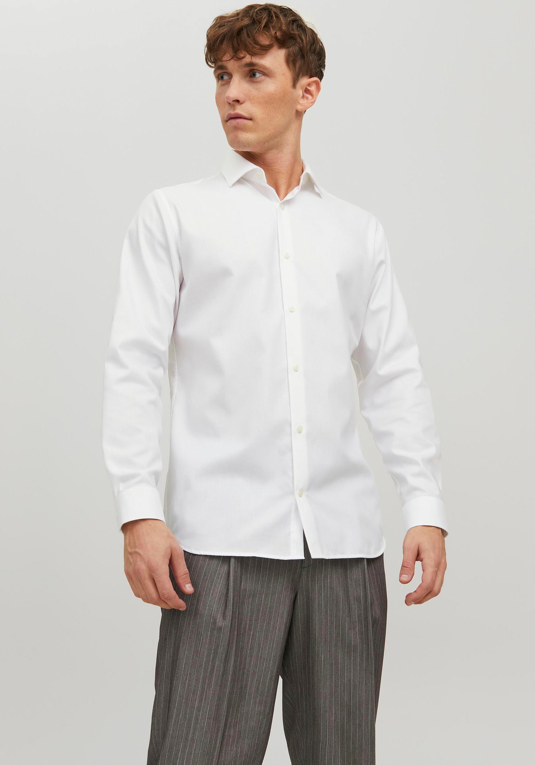 Jack & Jones Langarmhemd »JPRBLAPARKER SHIRT L/S«, mit Hemdkragen
