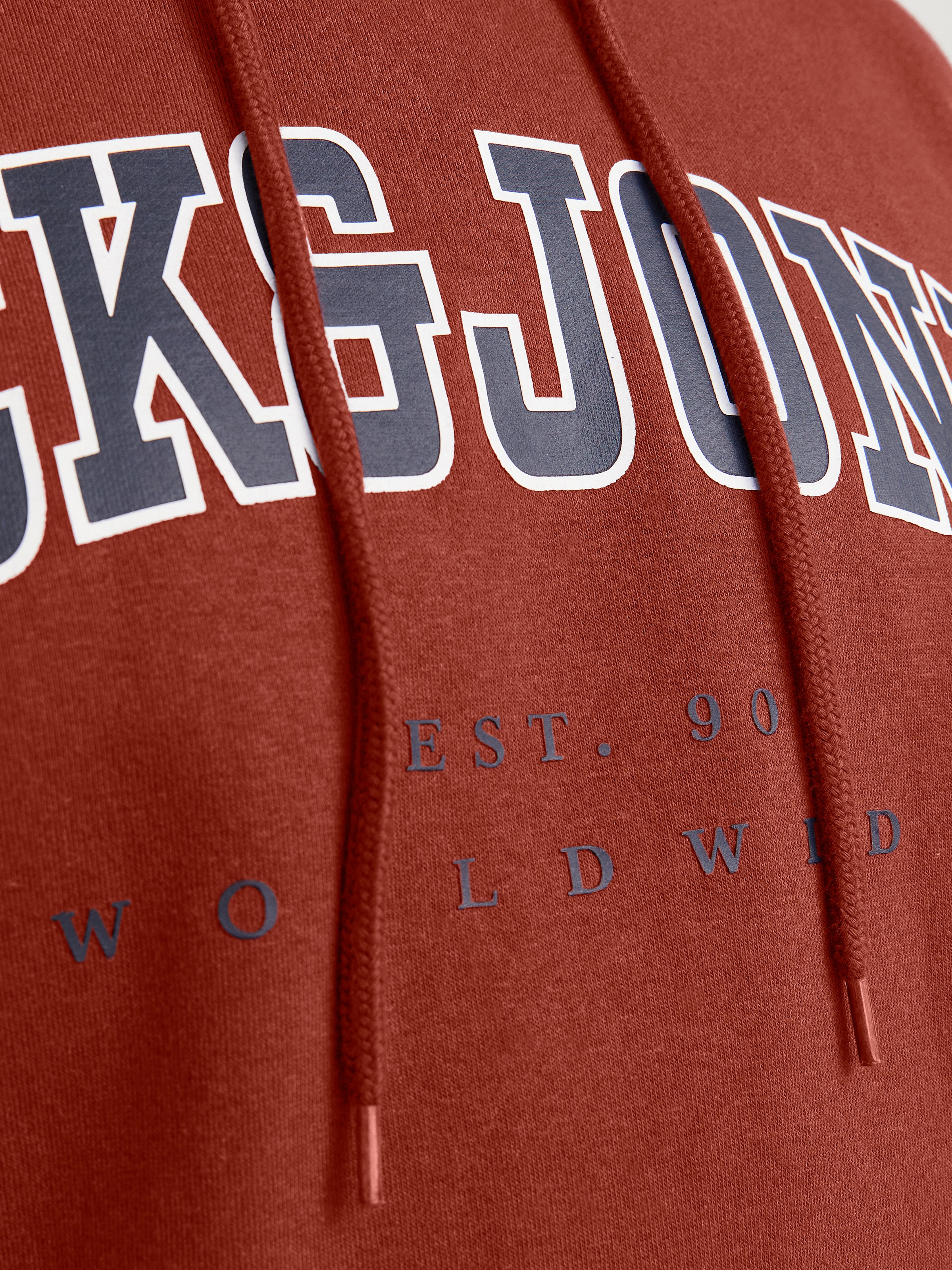 Jack & Jones PlusSize Hoodie »JJECALEB VARSITY SWEAT HOOD NOOS PLS«
