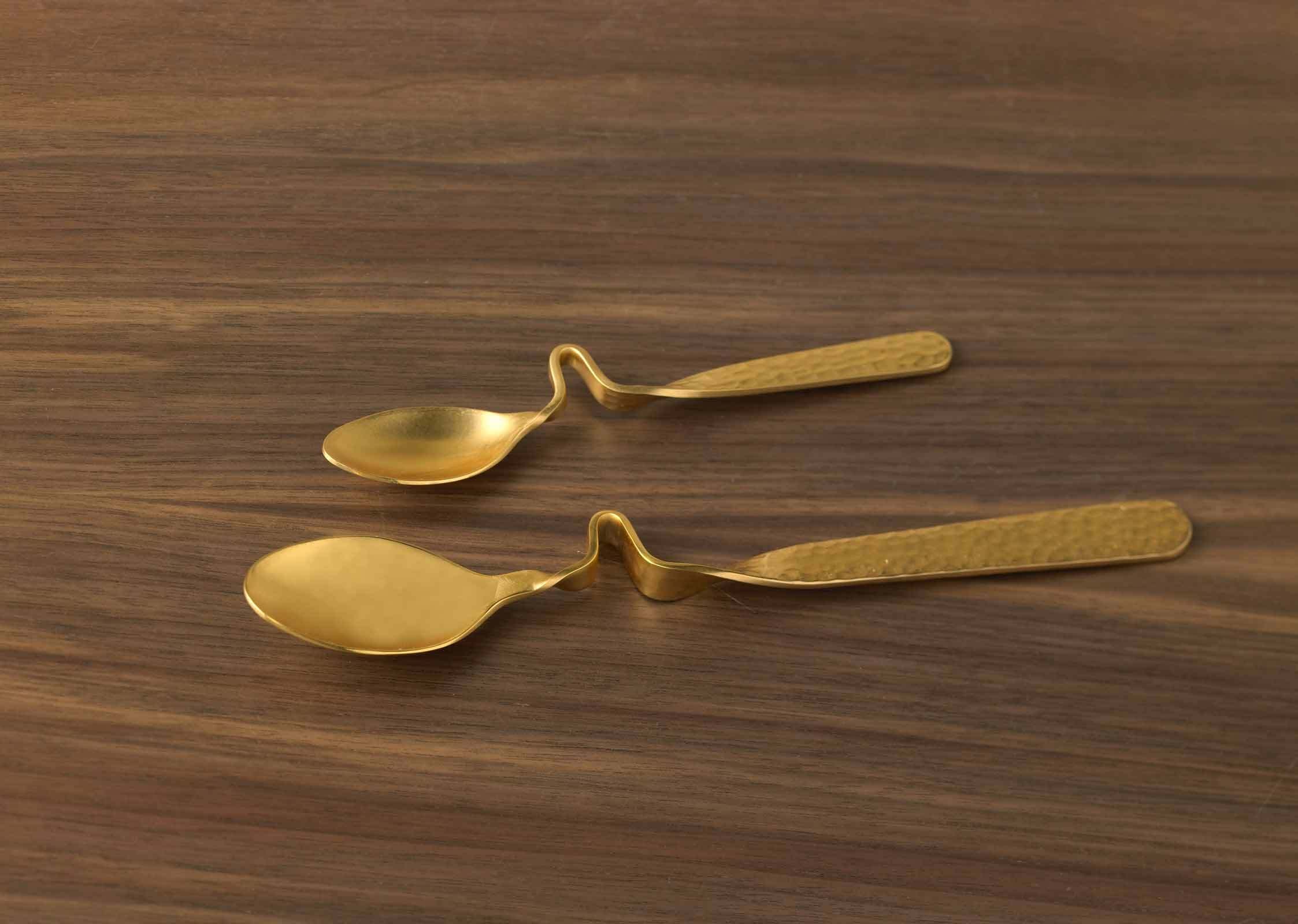 Villeroy & Boch Esslöffel »Espresso-/Mokkalöffel vergoldet NewWave Caffè Spoon 12 cm 6er Set gold« Spülmaschinenfest