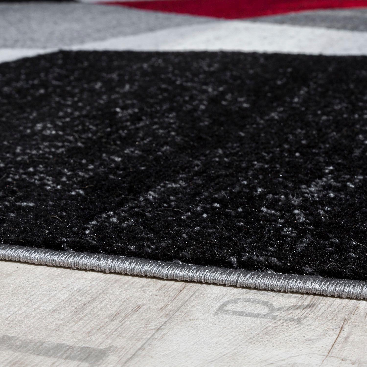 Paco Home Teppich »Fiesta 114«, rechteckig, 12 mm Höhe, Kurzflor, Designer Teppich, ideal im Wohnzimmer & Schlafzimmer