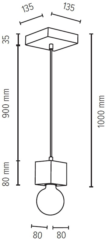 SPOT Light Pendelleuchte »STRONG«, 1 flammig-flammig, Hängeleuchte, Echtes  Beton, Ideal für Vintage-Leuchtmittel online kaufen | mit 3 Jahren XXL  Garantie