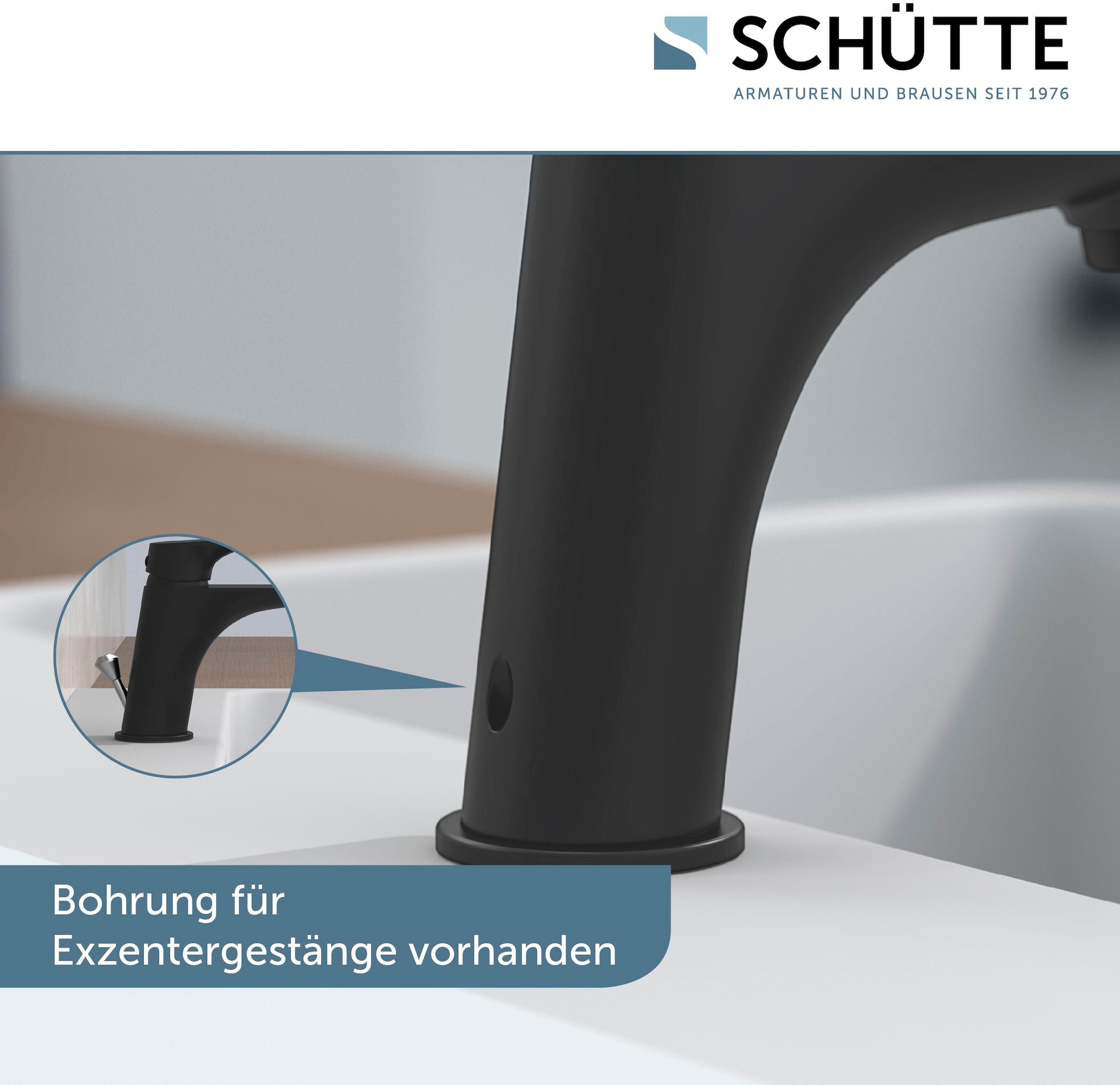 Schütte Waschtischarmatur »BOSTON«, wassersparende Eco-Click-Funktion, inkl. Pop-Up