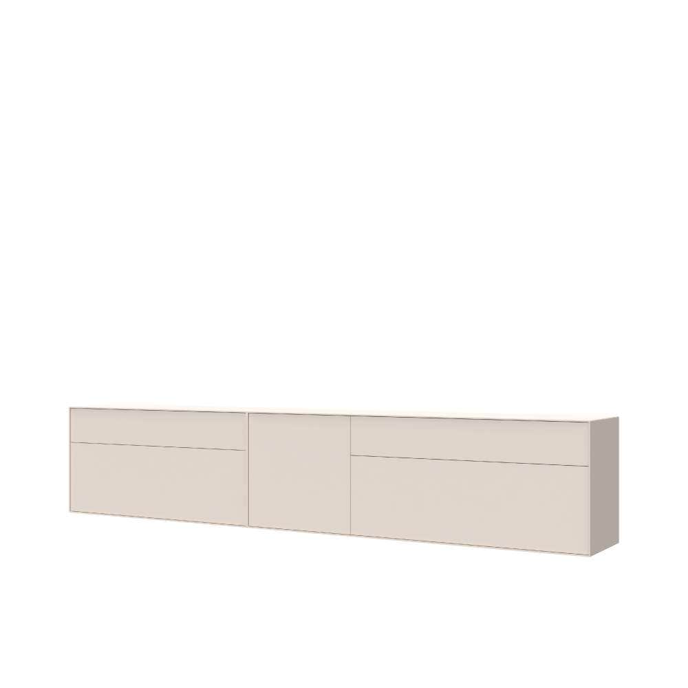 LeGer Home by Lena Gercke Lowboard »Essentials, TV-Board, TV-Kommode, TV-Schrank,  TV-Möbel« 2 Stk. tlg. Breite: 277 cm, UV lackiert, Push-to-open-Funktion