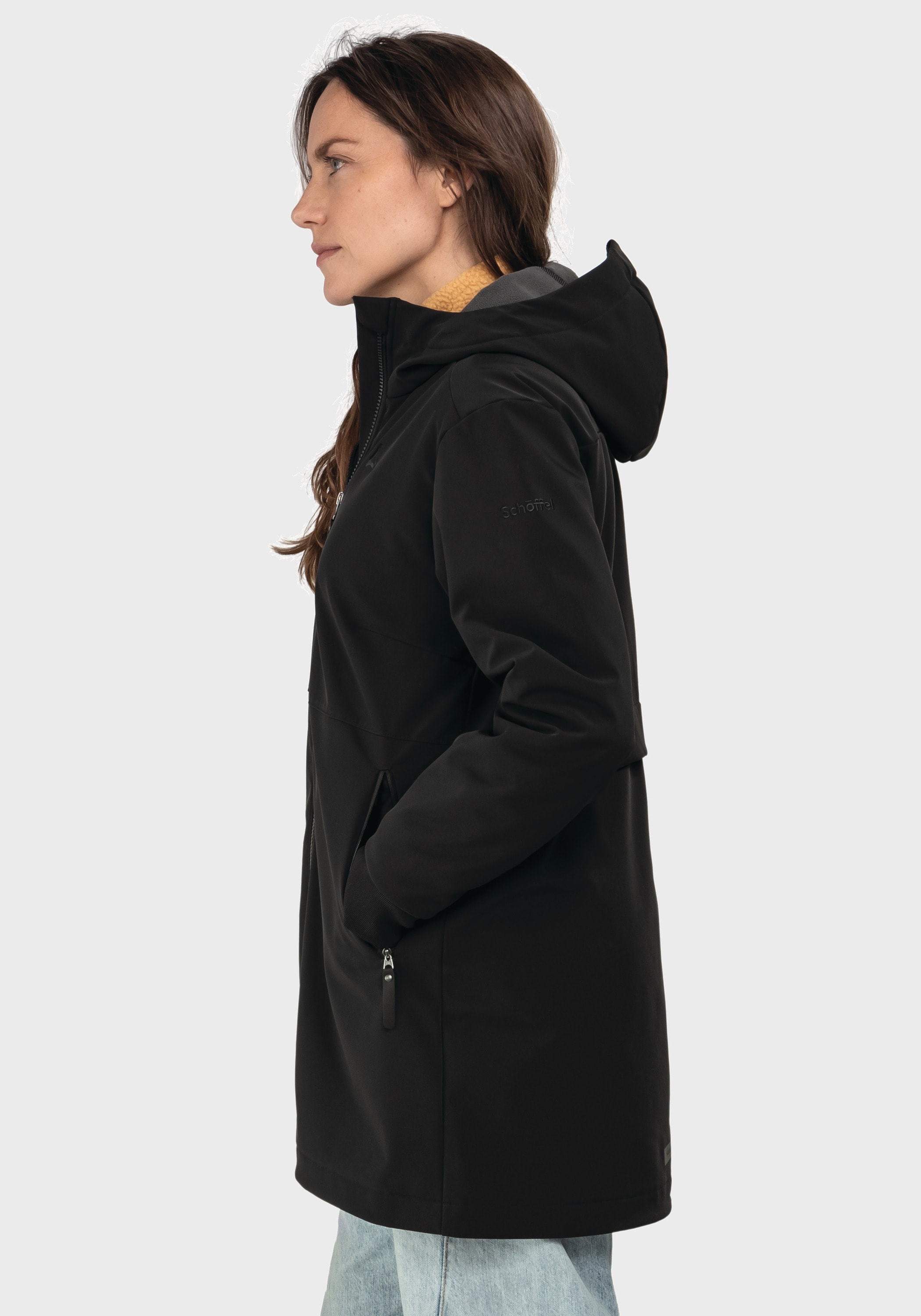 Schöffel Outdoorjacke »Urban Softshell Jk Style Suavio WMS«, mit Kapuze