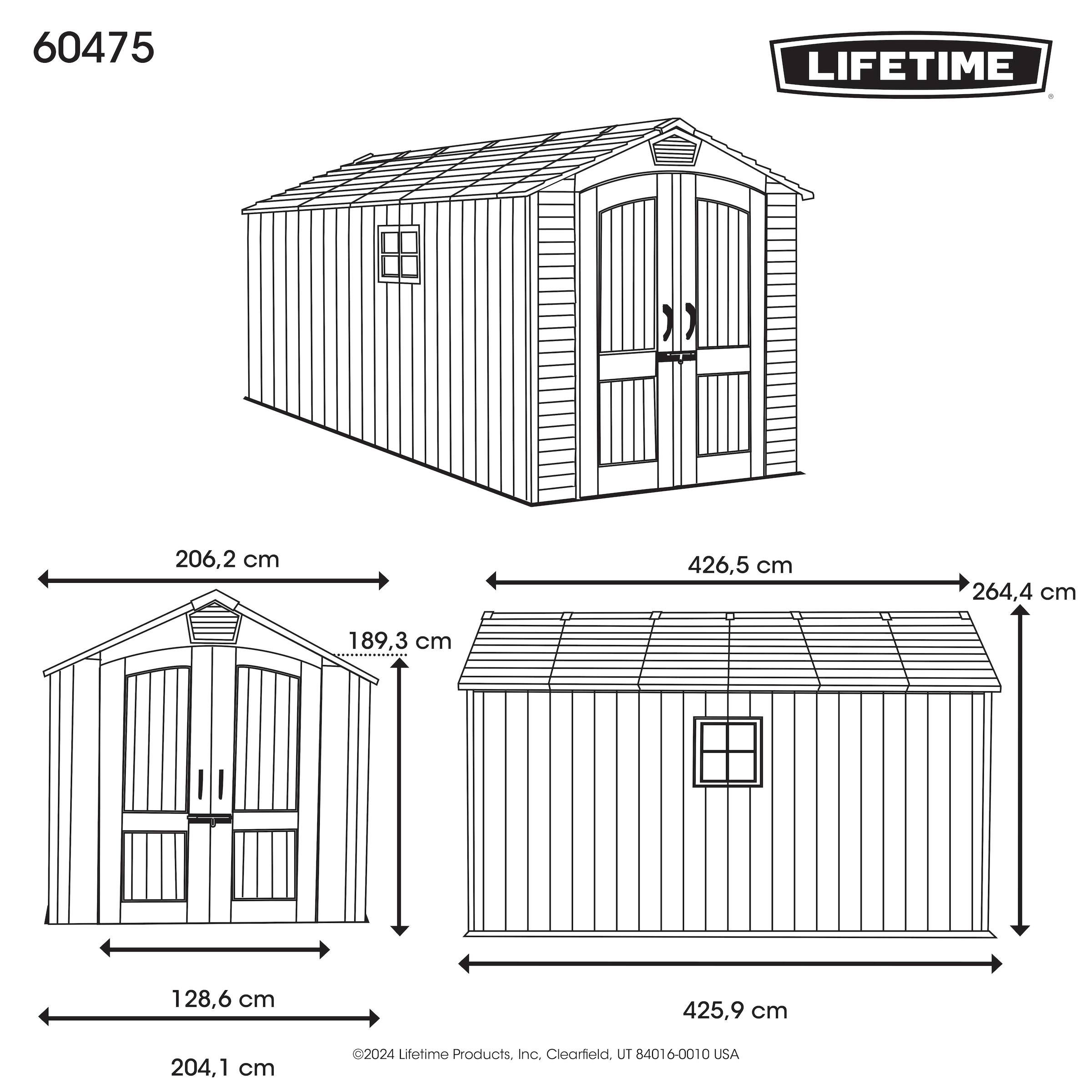 Lifetime Gerätehaus »Utah«