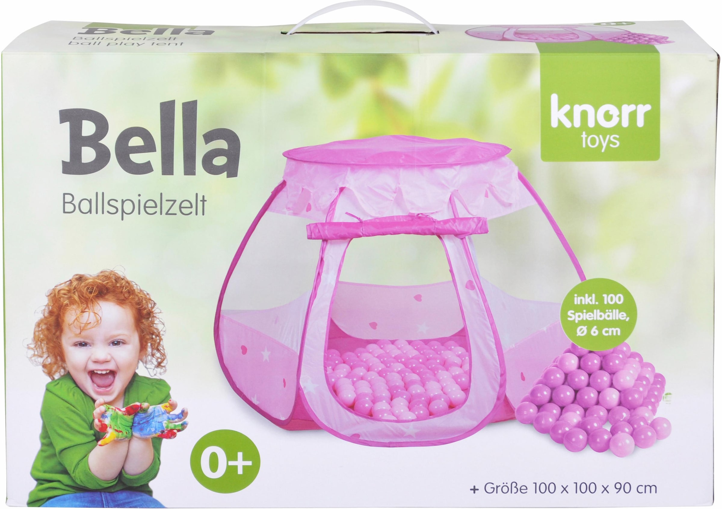 Knorrtoys® Bällebad »Bella«, mit 100 Bällen